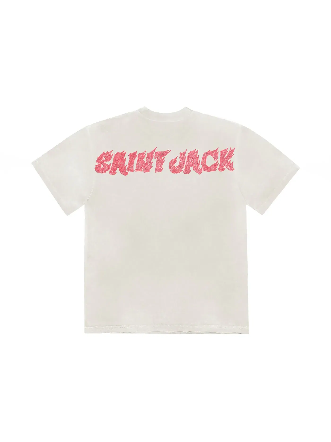 Мужская футболка с принтом Travis Scott Utopia x St Michael 2A Tee Travis Scott — изображение 2 из 2, белый