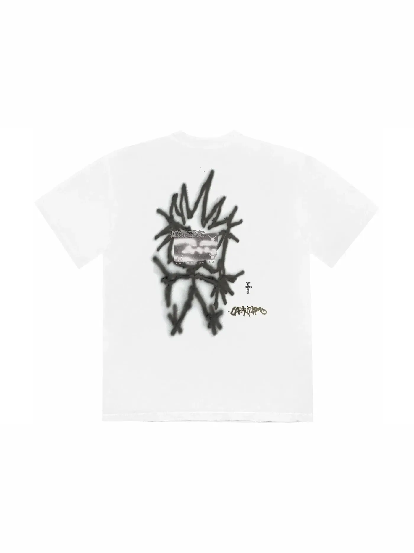 Мужская футболка с принтом Tee Travis Scott — изображение 1 из 2, белый