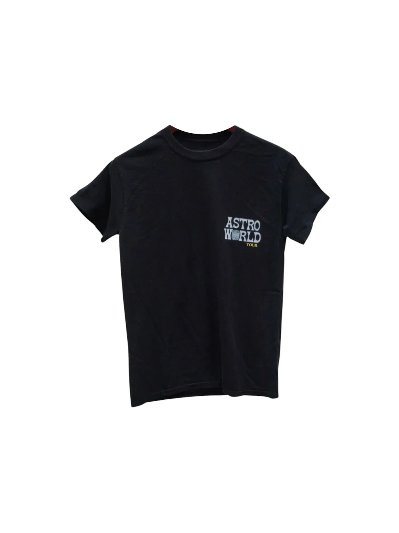Мужская футболка с принтом Travis Scott Tee — изображение 2 из 2, черный