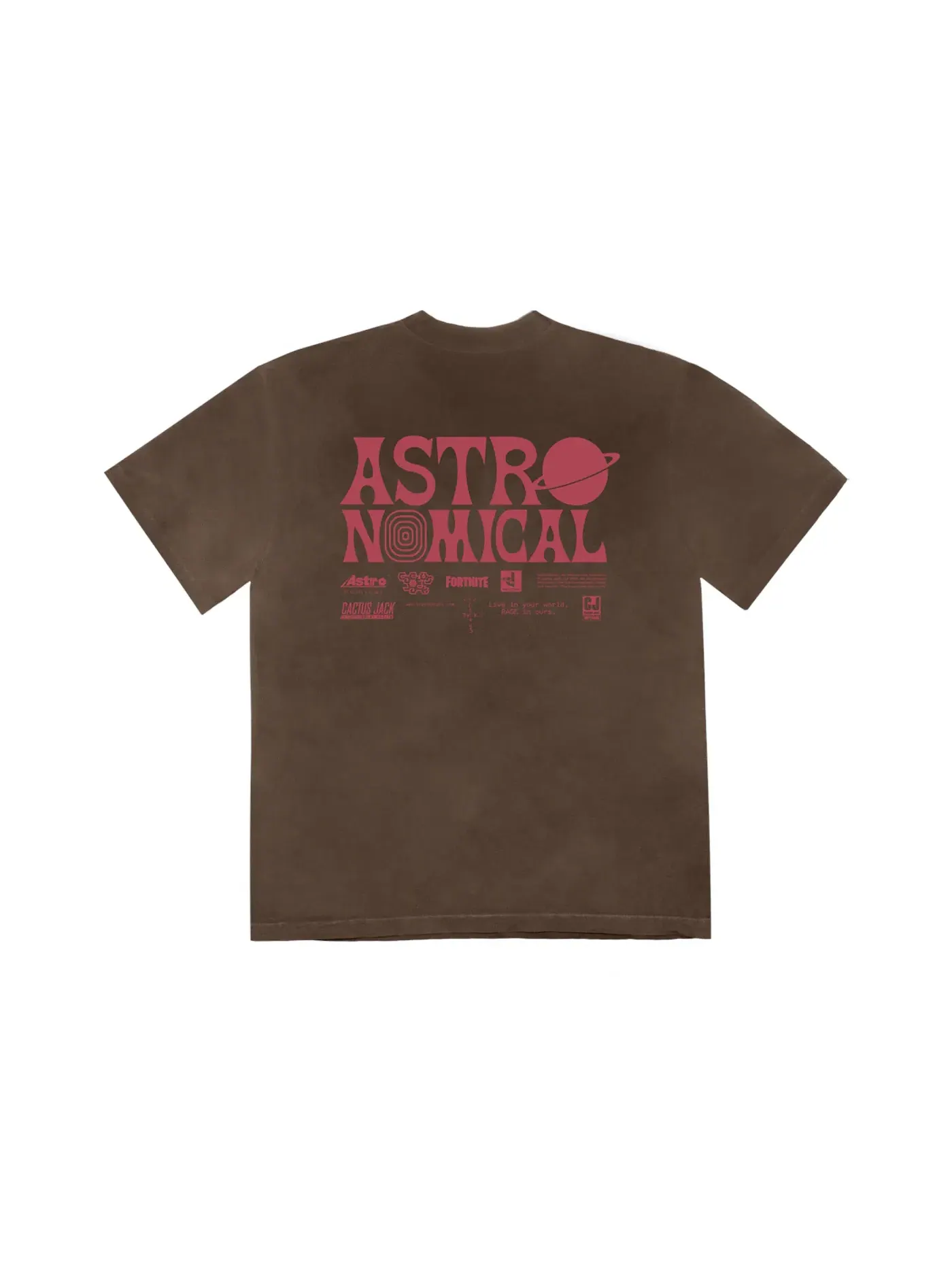 Мужская футболка с принтом Travis Scott T-Shirt — изображение 2 из 2, черный