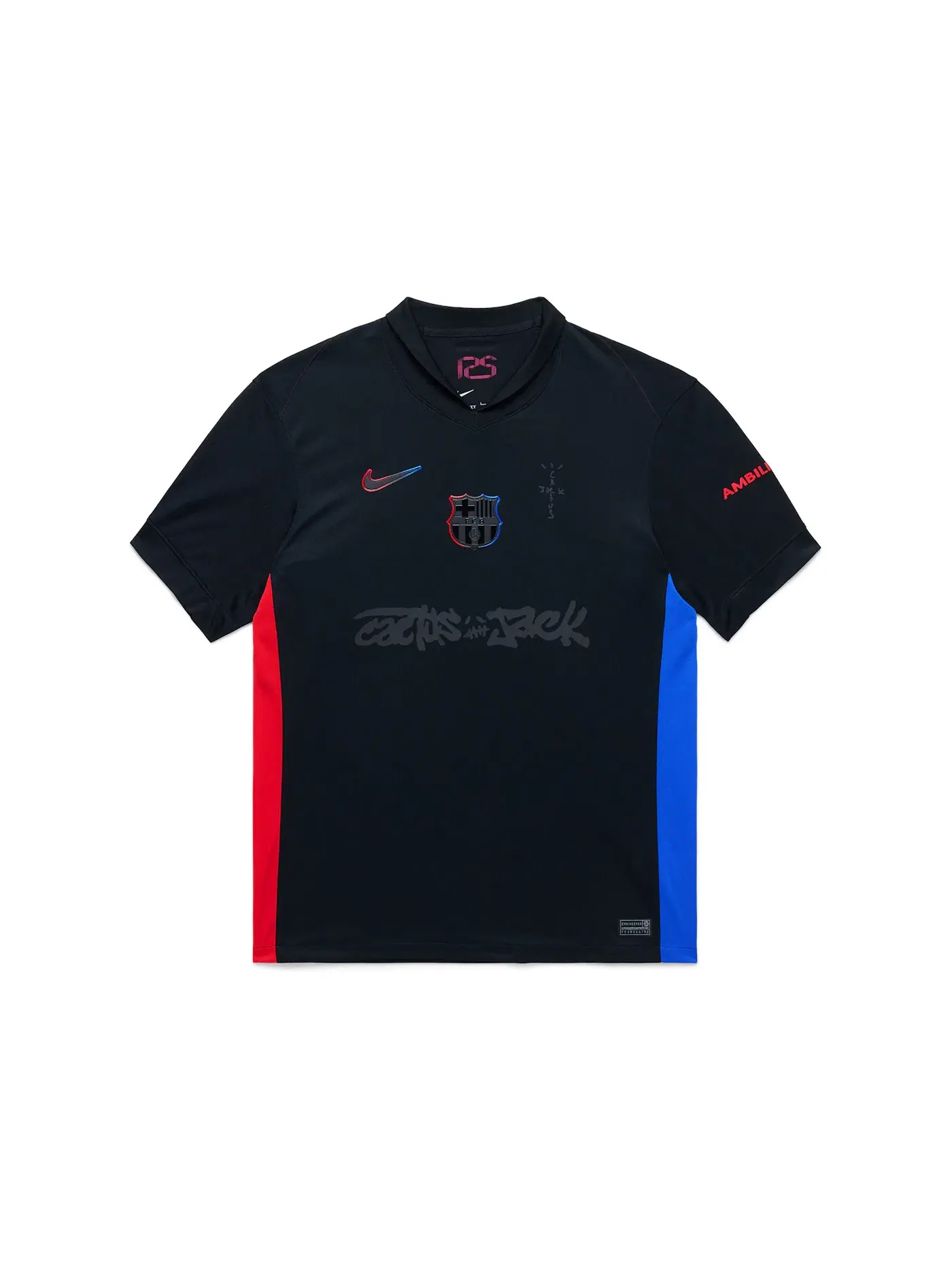 Мужская футбольная джерси Cactus Jack Jersey Travis Scott — изображение 1 из 6, черный