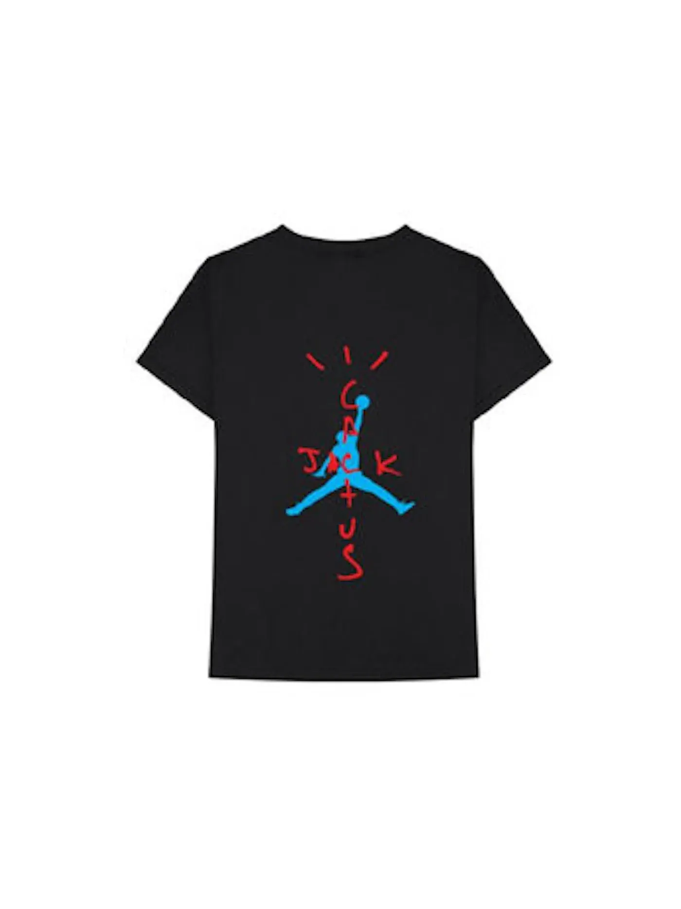 Мужская футболка с принтом Travis Scott Tee — изображение 2 из 2, черный