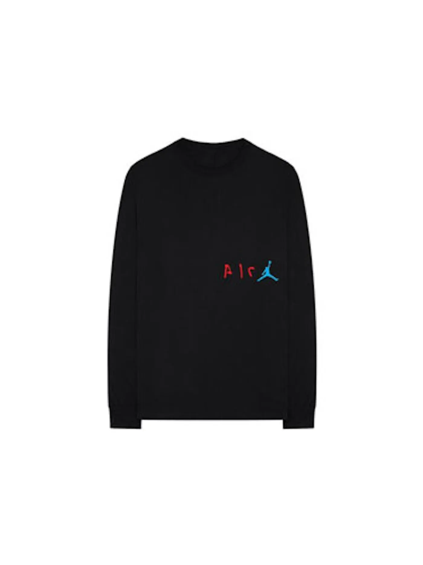 Мужская футболка с длинным рукавом Travis Scott Tee — изображение 1 из 2, черный