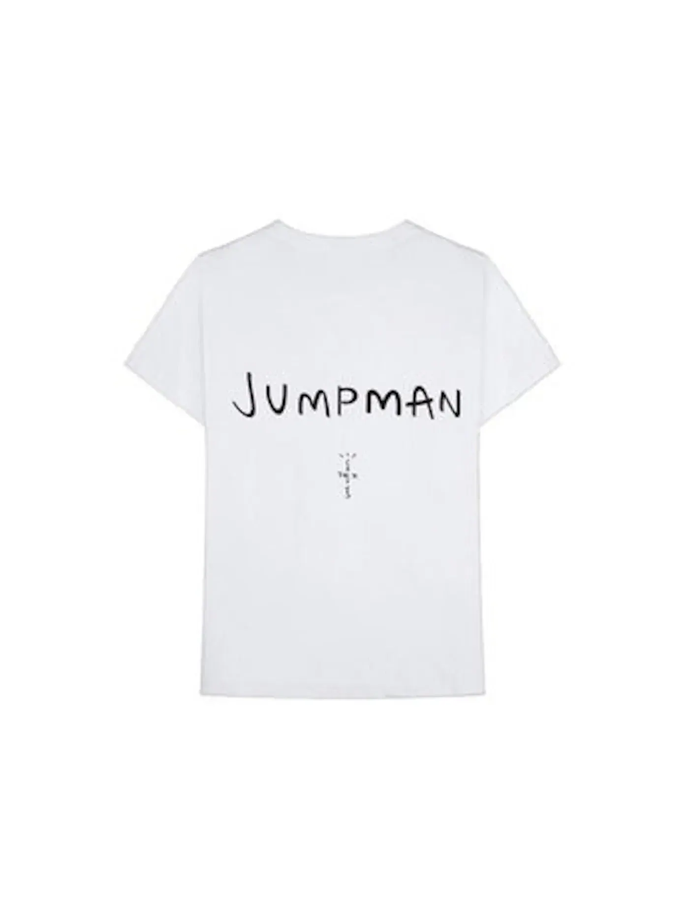 Мужская футболка с принтом Travis Scott x Jordan Jumpman Tee Travis Scott — изображение 2 из 2, белый