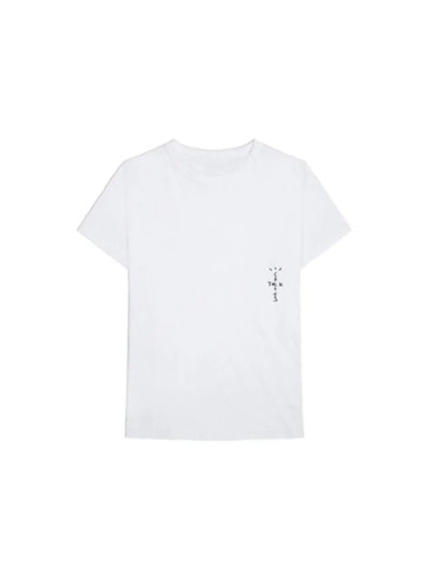 Мужская футболка с принтом Travis Scott Small Logo Cactus Jack Tee Travis Scott — изображение 1 из 2, белый