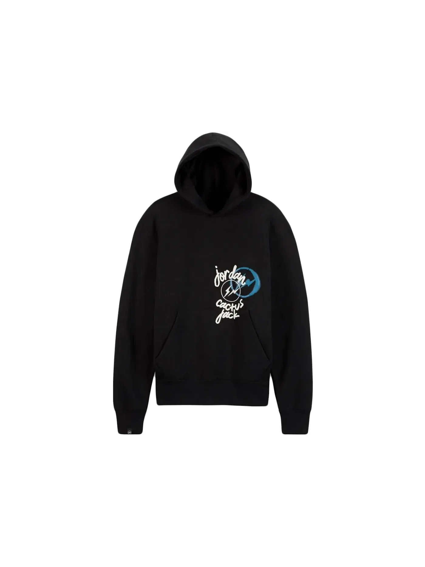 Мужской худи с принтом Travis Scott x Jordan x Fragment Hoodie Travis Scott — изображение 1 из 2, черный