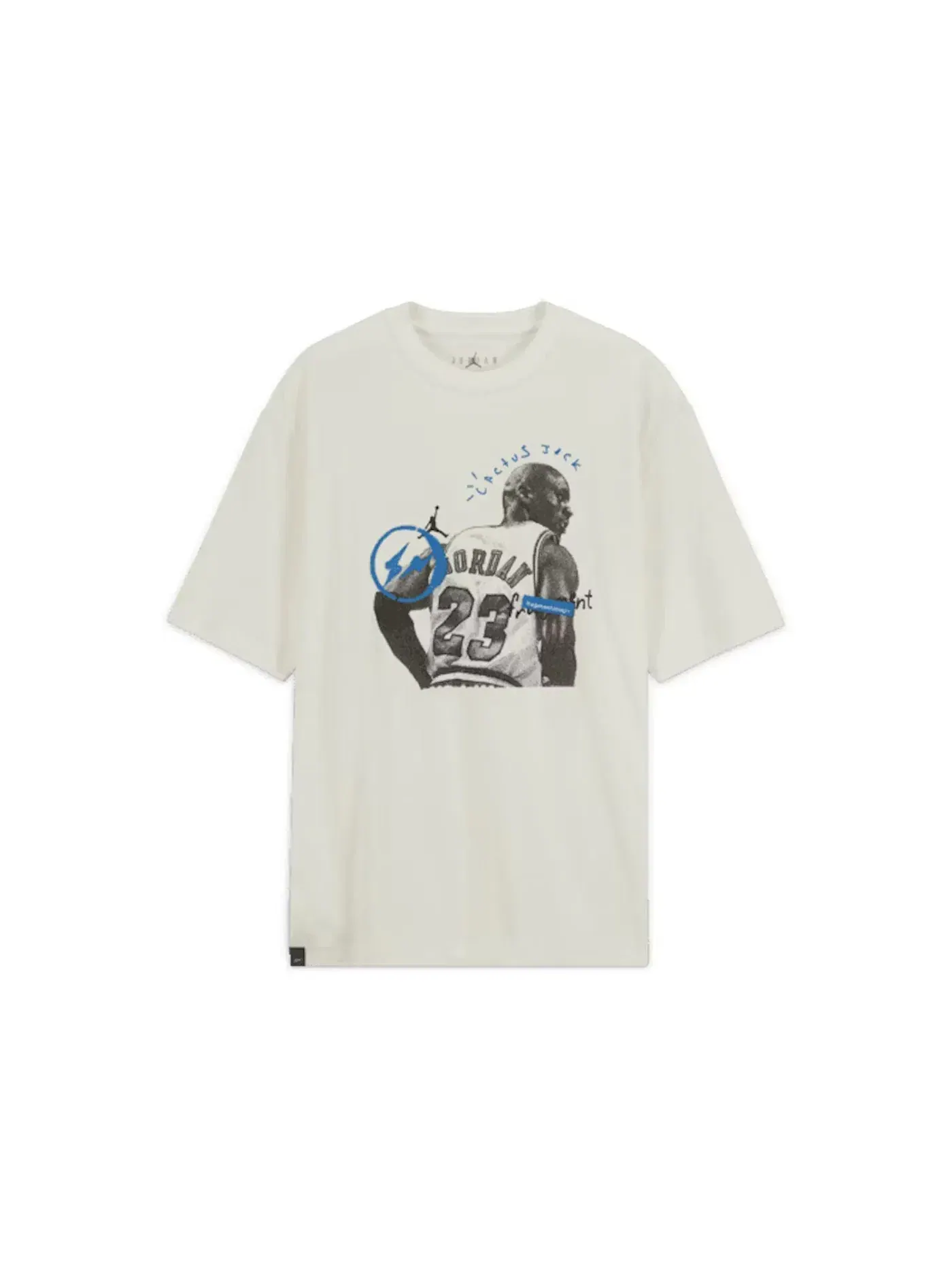 Мужская футболка Travis Scott x Jordan x Fragment White — изображение 1 из 1