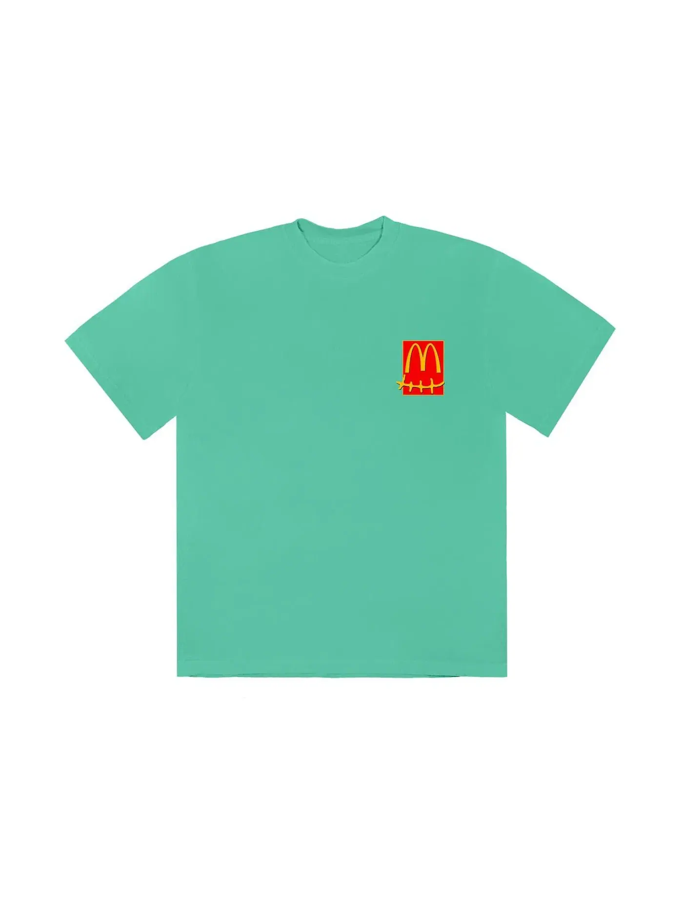 Мужская футболка с принтом Travis Scott x McDonald's Action Figure Series IV T-Shirt — изображение 2 из 2, мята