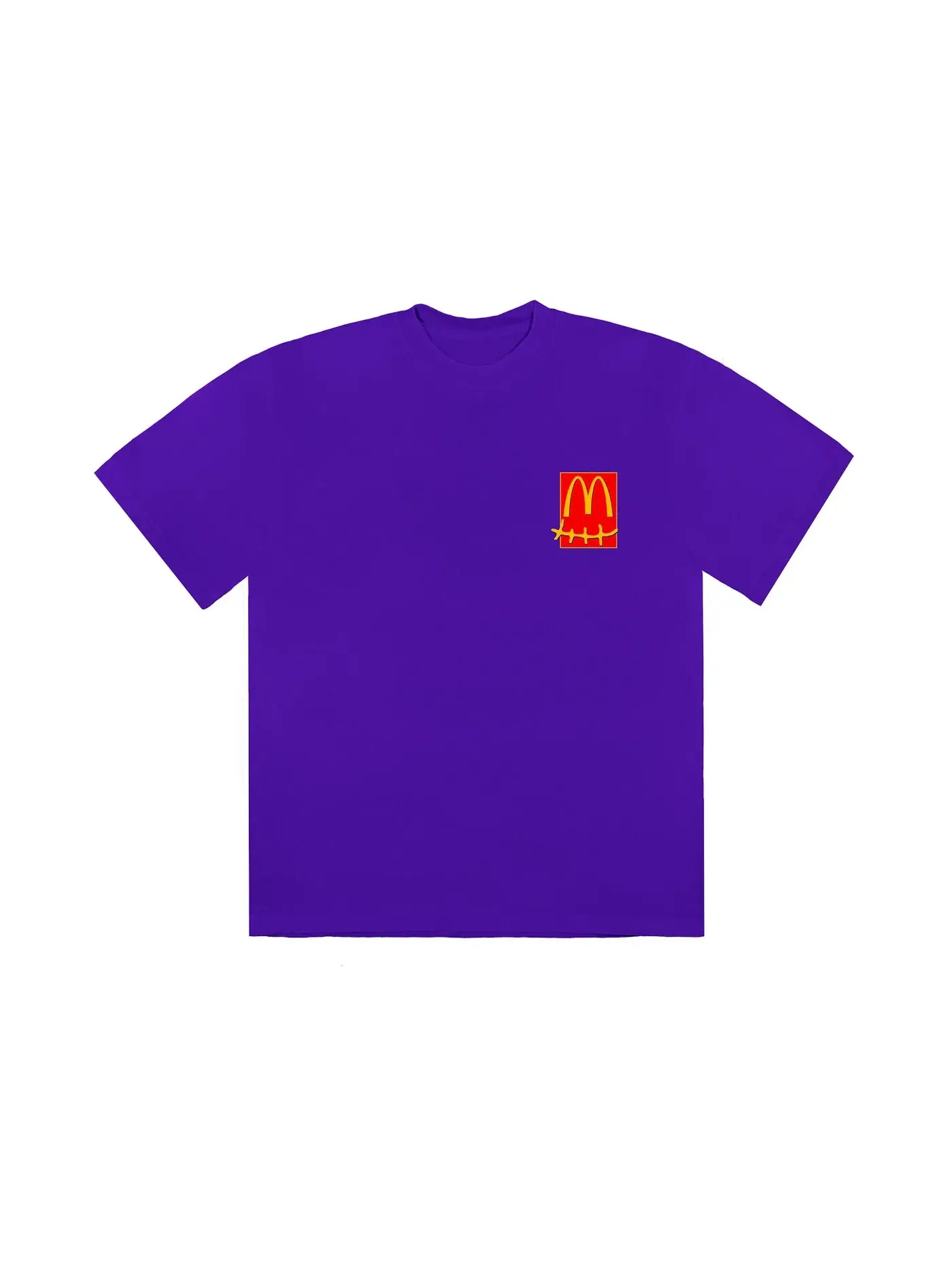 Мужская футболка с принтом Travis Scott T-Shirt Purple — изображение 1 из 2