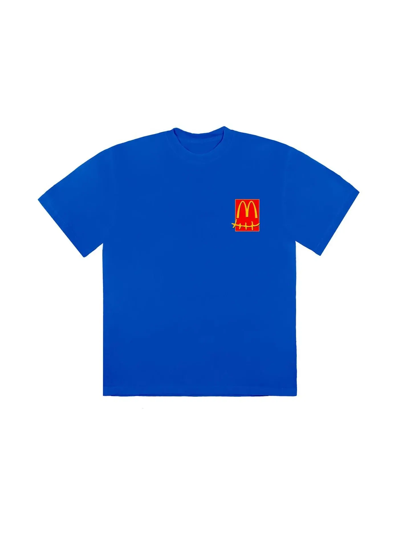 Мужская футболка с принтом Travis Scott x McDonald's Action Figure Series III Travis Scott — изображение 2 из 2, синий