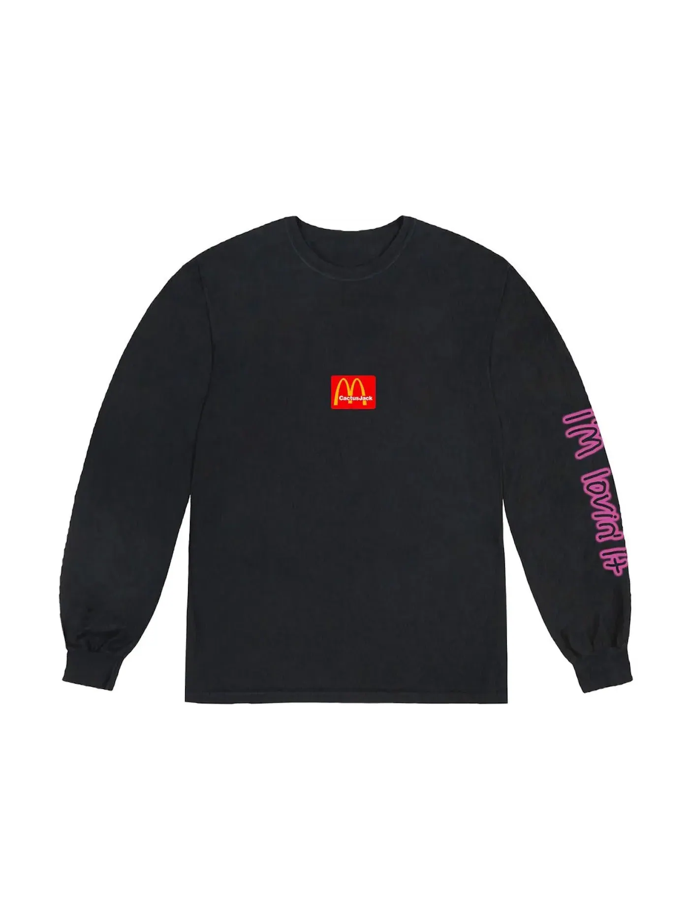 Мужская футболка с принтом с длинным рукавом L/S T-shirt Travis Scott — изображение 2 из 2, черный