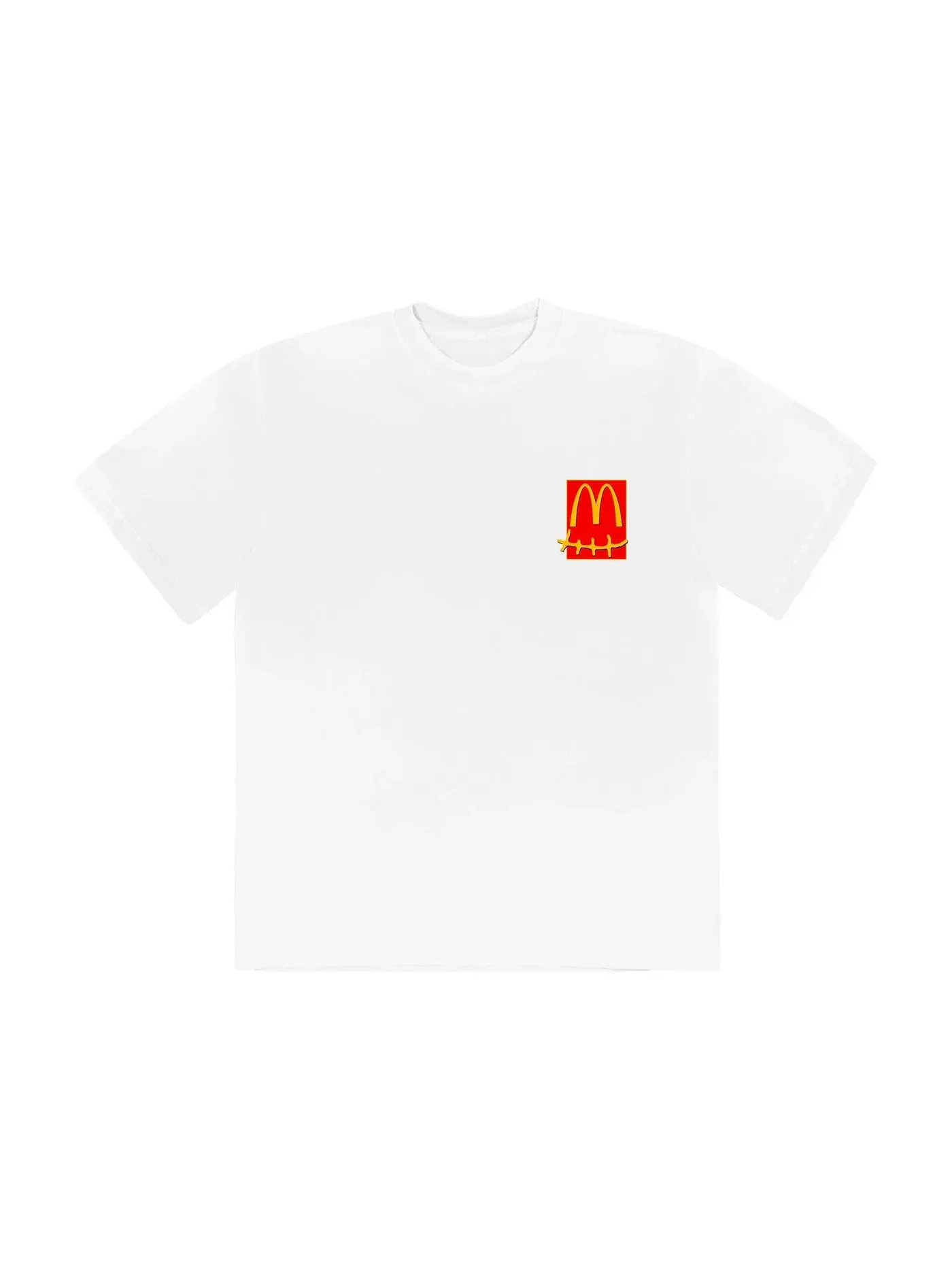 Мужская футболка с принтом Travis Scott x McDonald's Action Figure Series Travis Scott — изображение 1 из 2, белый