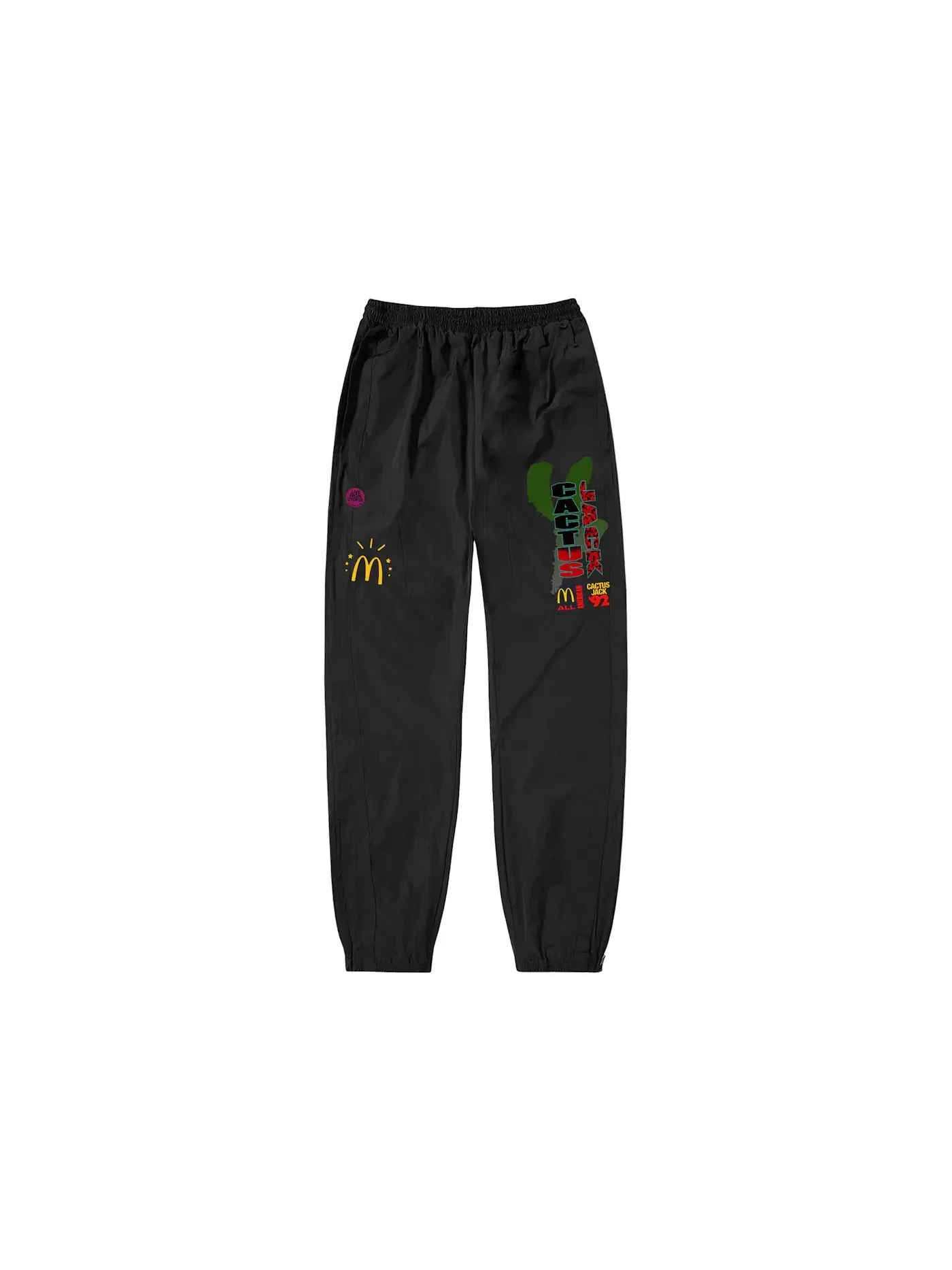 Мужские штаны с логотипом Nylon Pants Travis Scott — изображение 1 из 2, черный