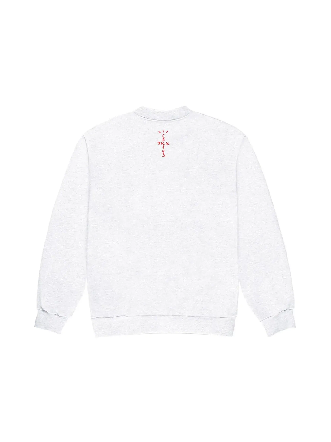 Мужской свитшот с принтом Cactus Jack Spelling II Crewneck Travis Scott — изображение 2 из 2, белый