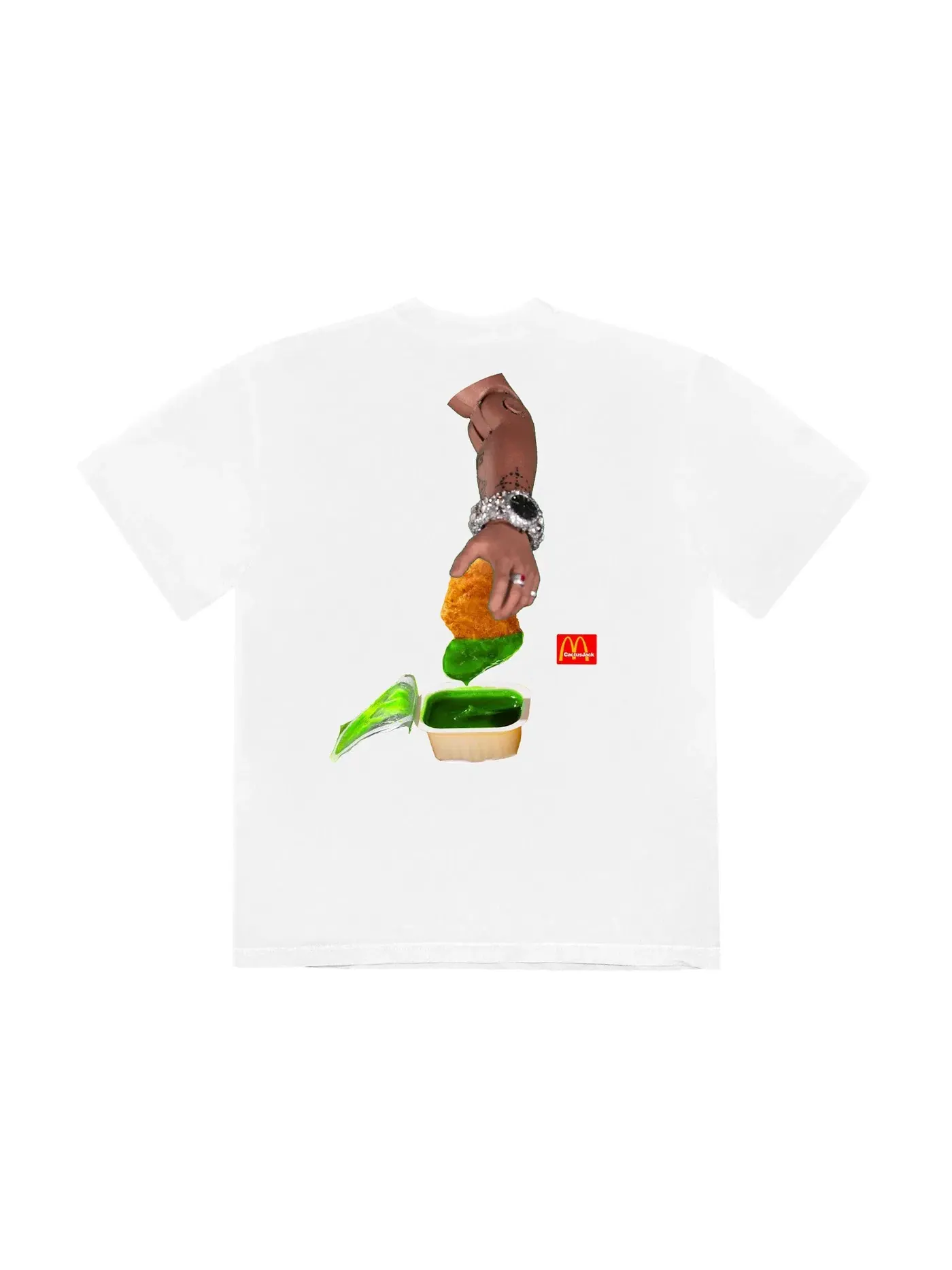 Мужская футболка с принтом Cactus Sauce Travis Scott — изображение 1 из 2, белый
