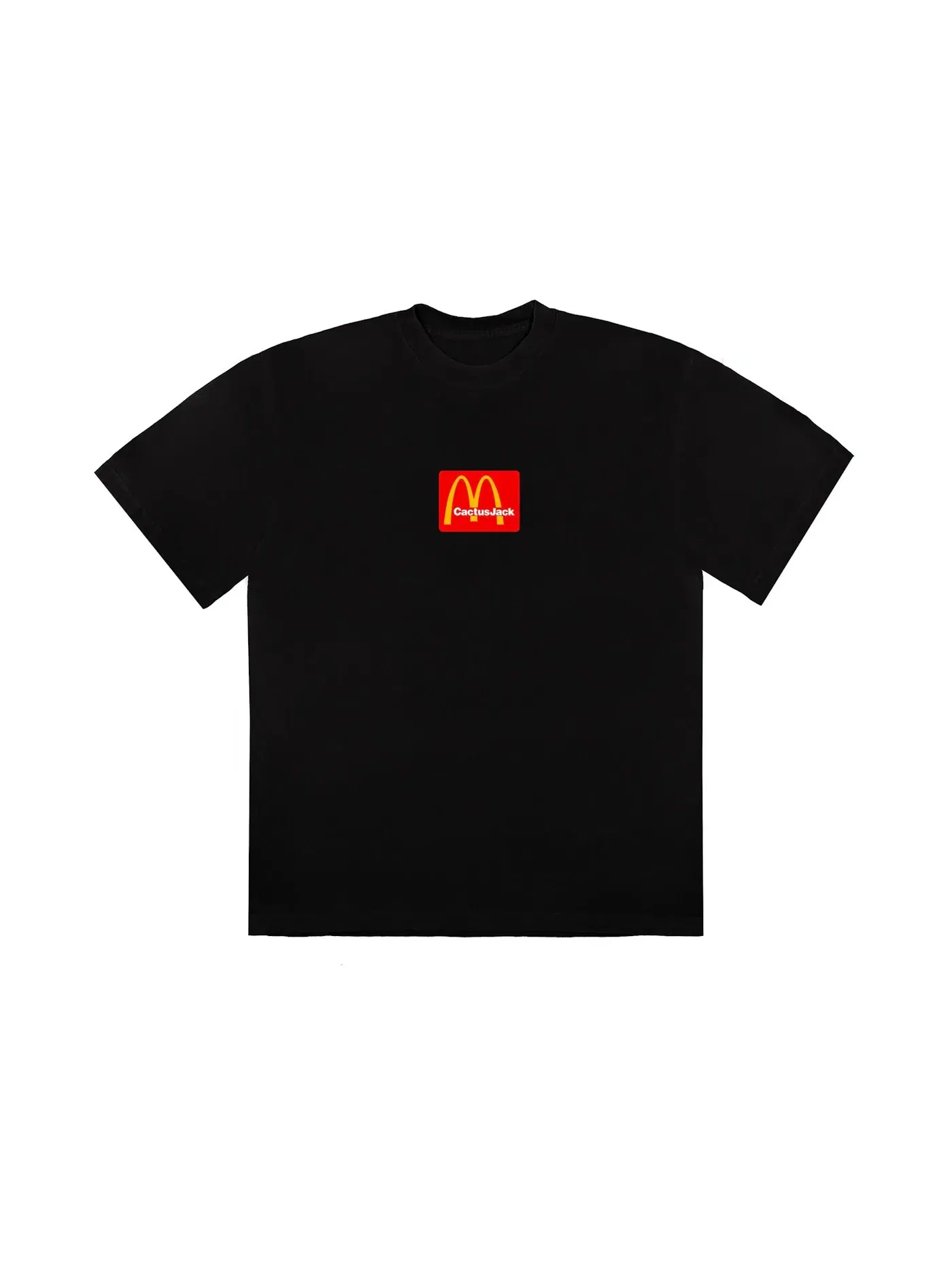 Мужская футболка с принтом Travis Scott T-shirt — изображение 1 из 2, черный/красный