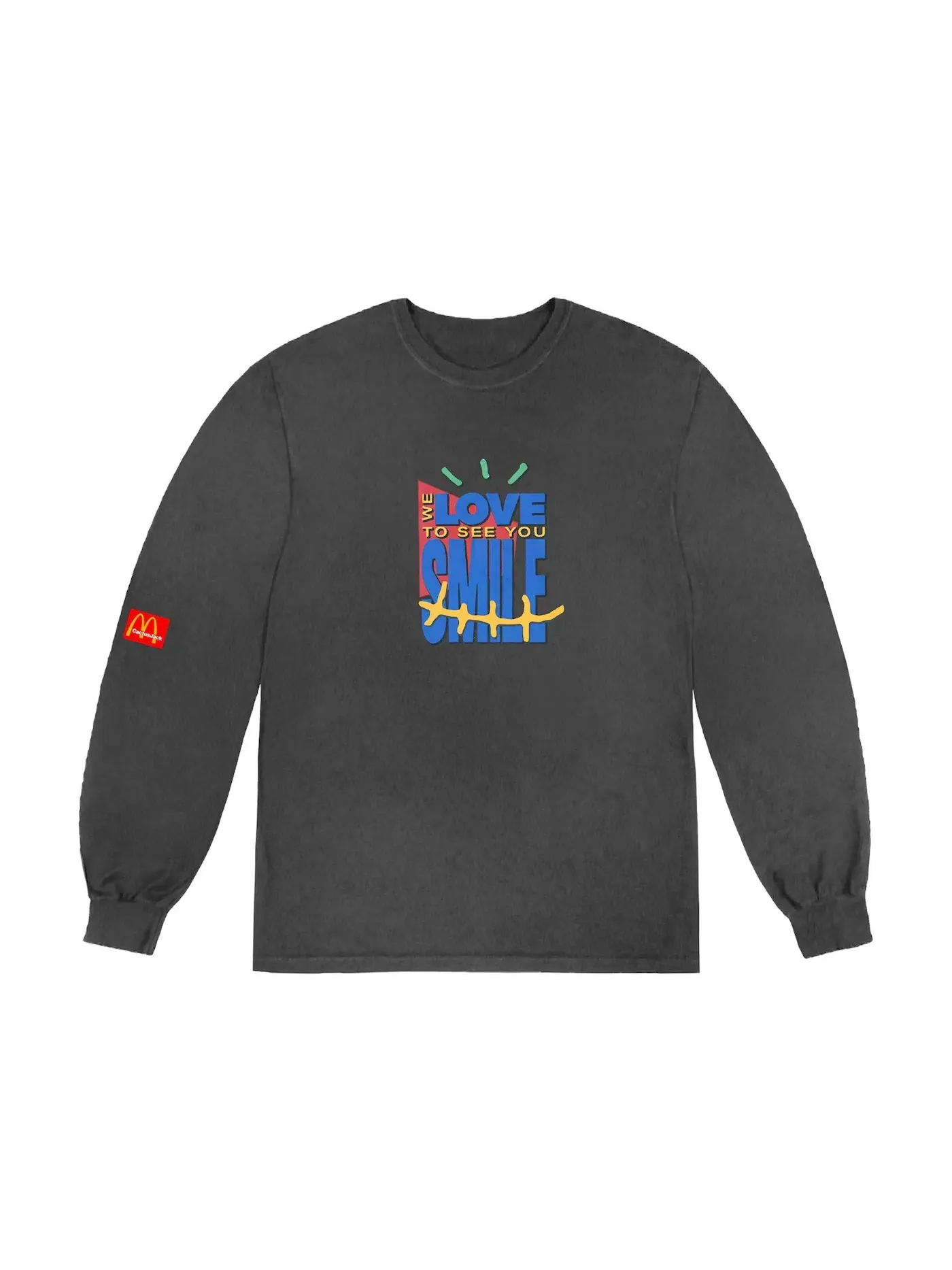 Мужская футболка с длинным рукавом Travis Scott L/S T-Shirt Travis Scott — изображение 1 из 2, черный