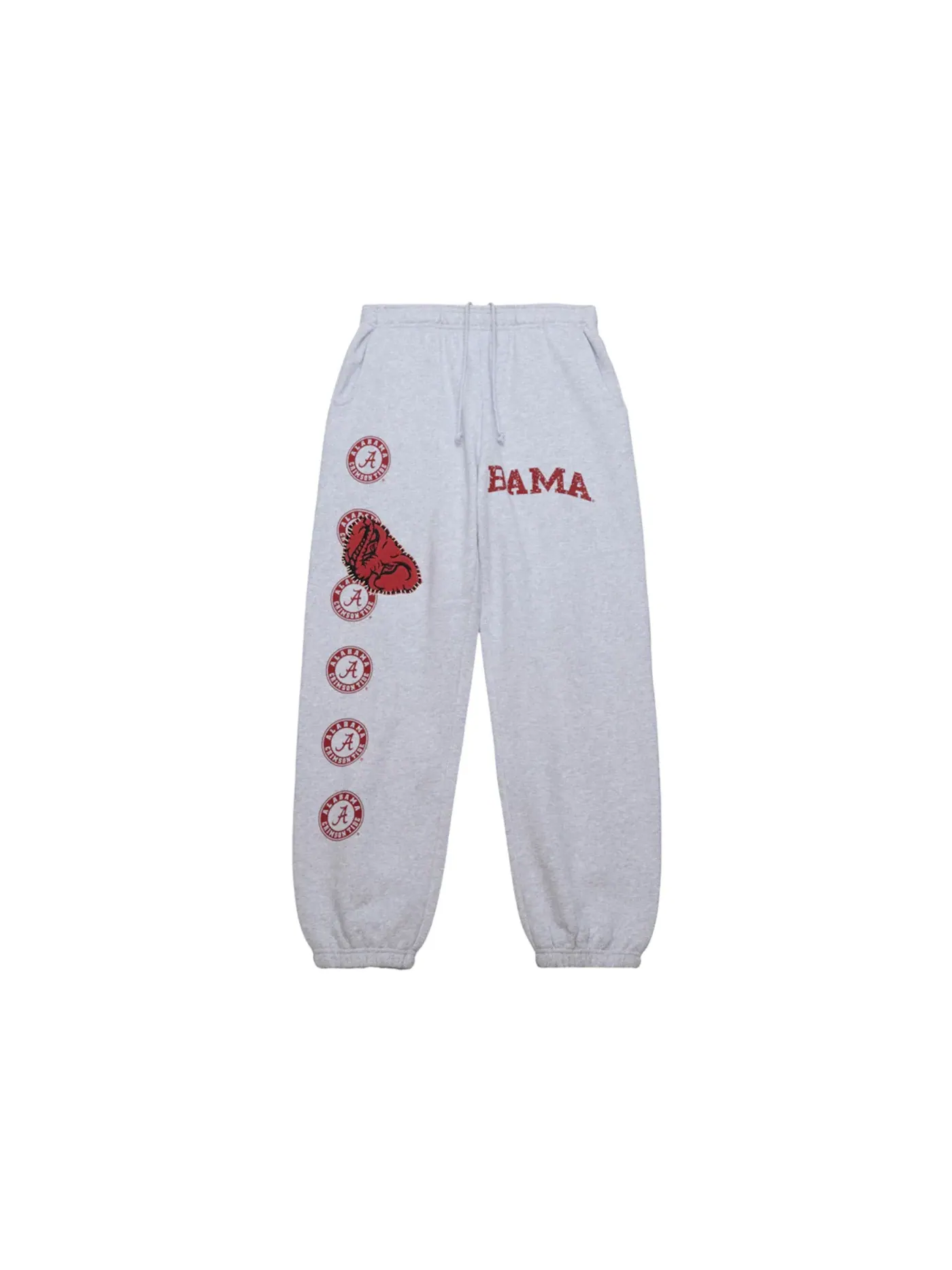 Детские спортивные штаны с логотипом Travis Scott Mitchell & Ness Alabama Crimson Tide Classic Sweatpants, серый