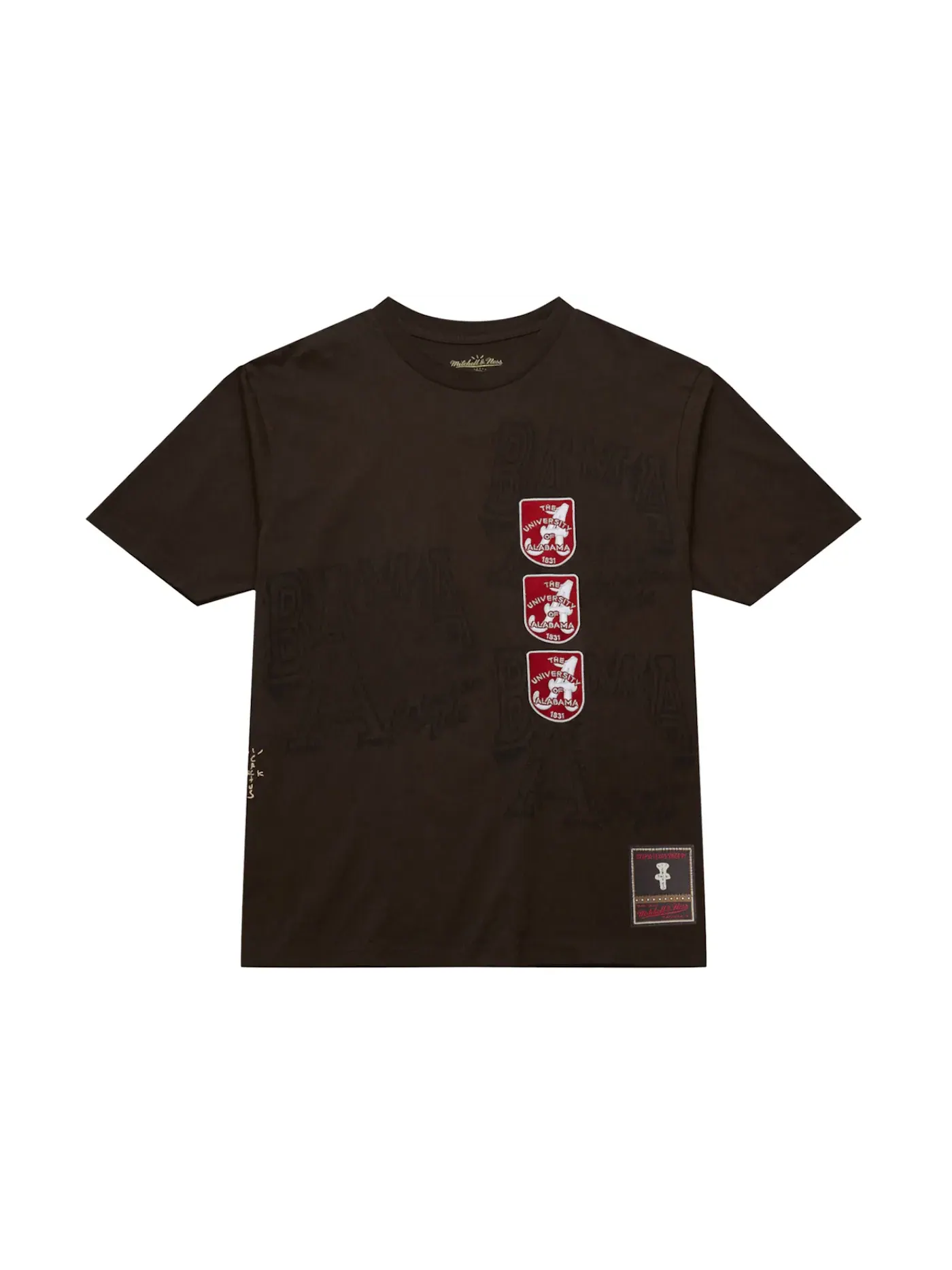 Футболка без рукавов Travis Scott T-Shirt — изображение 1 из 2, коричневый