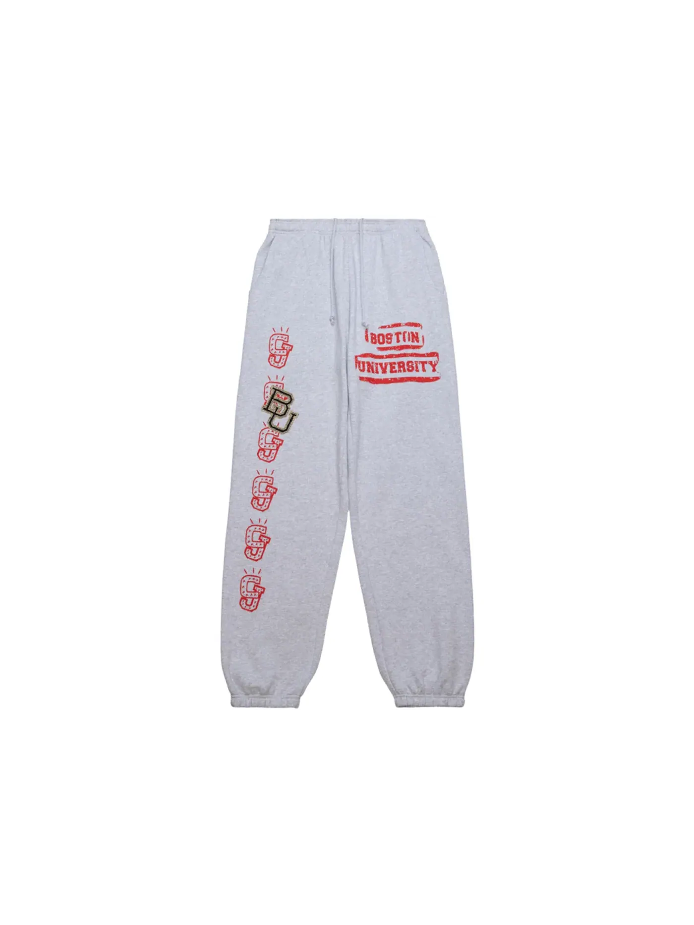 Детские спортивные штаны с принтом Travis Scott Mitchell & Ness Boston University Classic Sweatpants — изображение 1 из 2