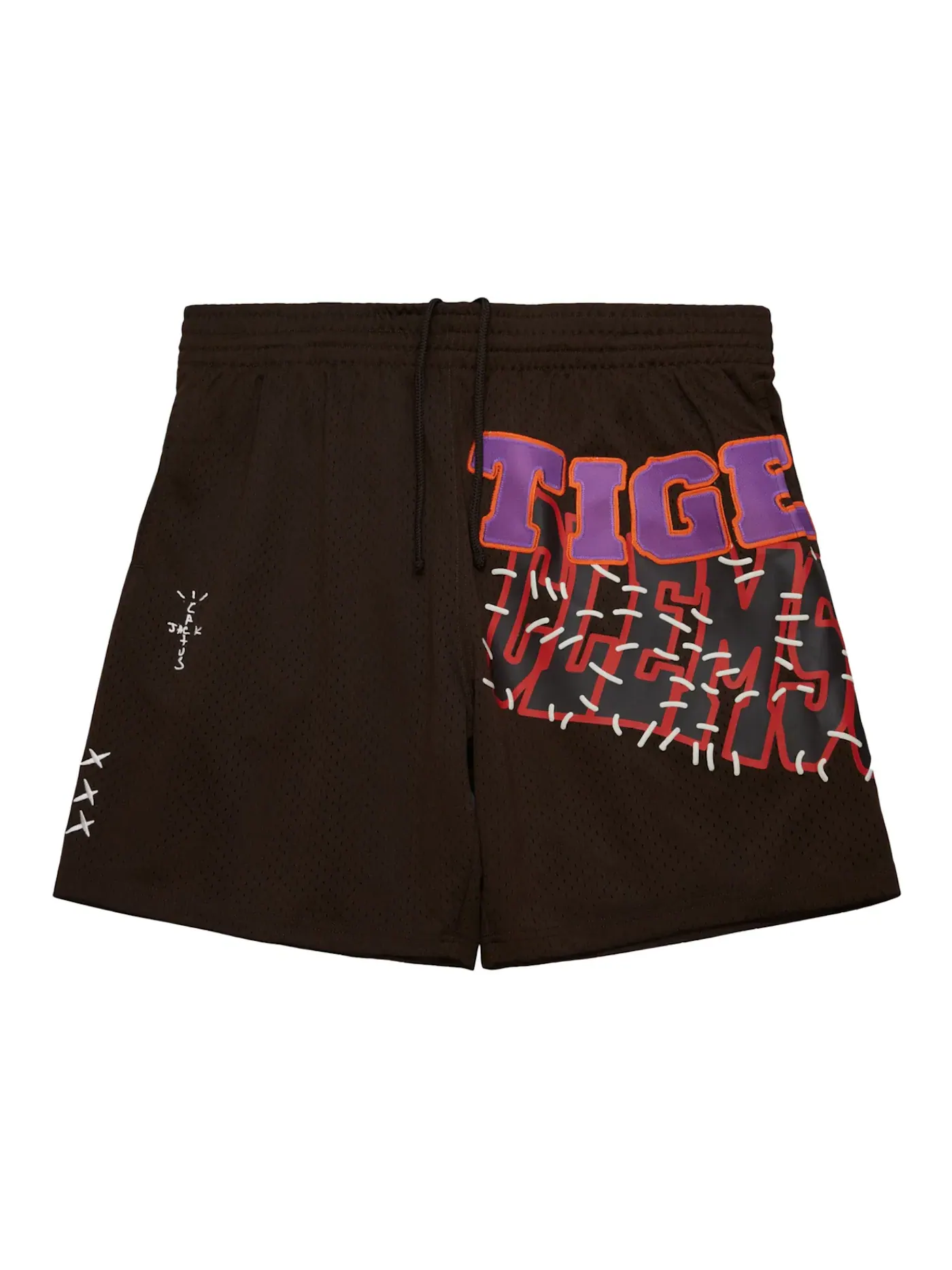 Детские шорты с принтом Travis Scott Shorts — изображение 1 из 2, коричневый