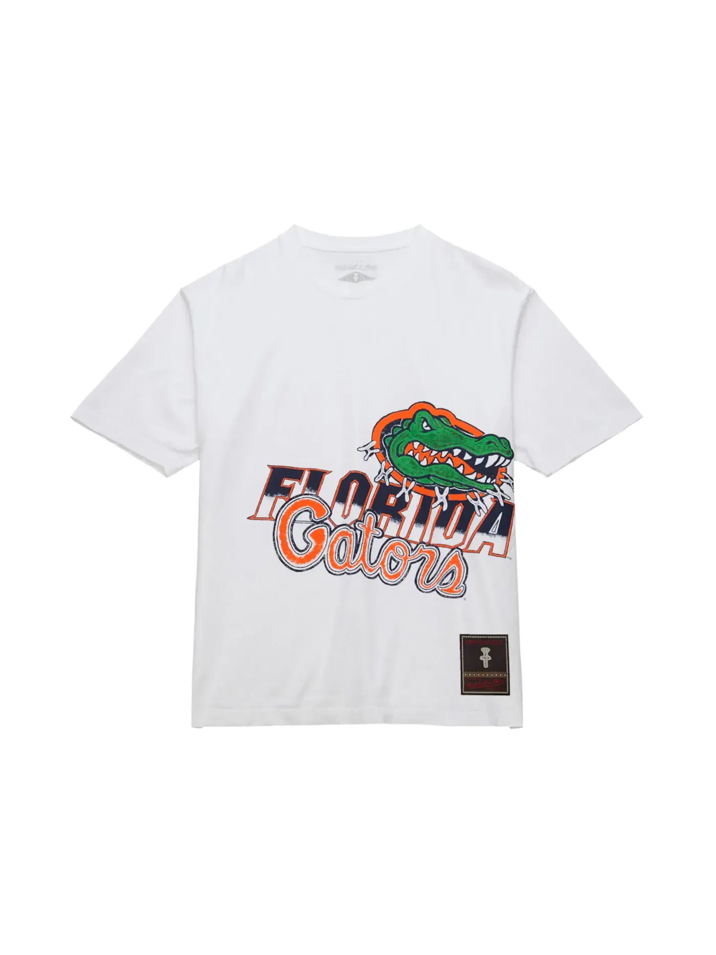 Унисекс футболка с принтом Travis Scott x Mitchell & Ness Florida Gators Hand-Drawn T-Shirt — изображение 1 из 2, белый