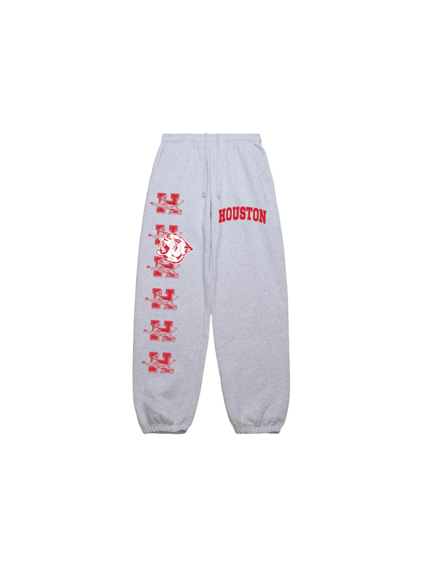 Унисекс спортивные штаны Travis Scott Mitchell & Ness Houston Cougars Classic Sweatpants — изображение 1 из 2, серый