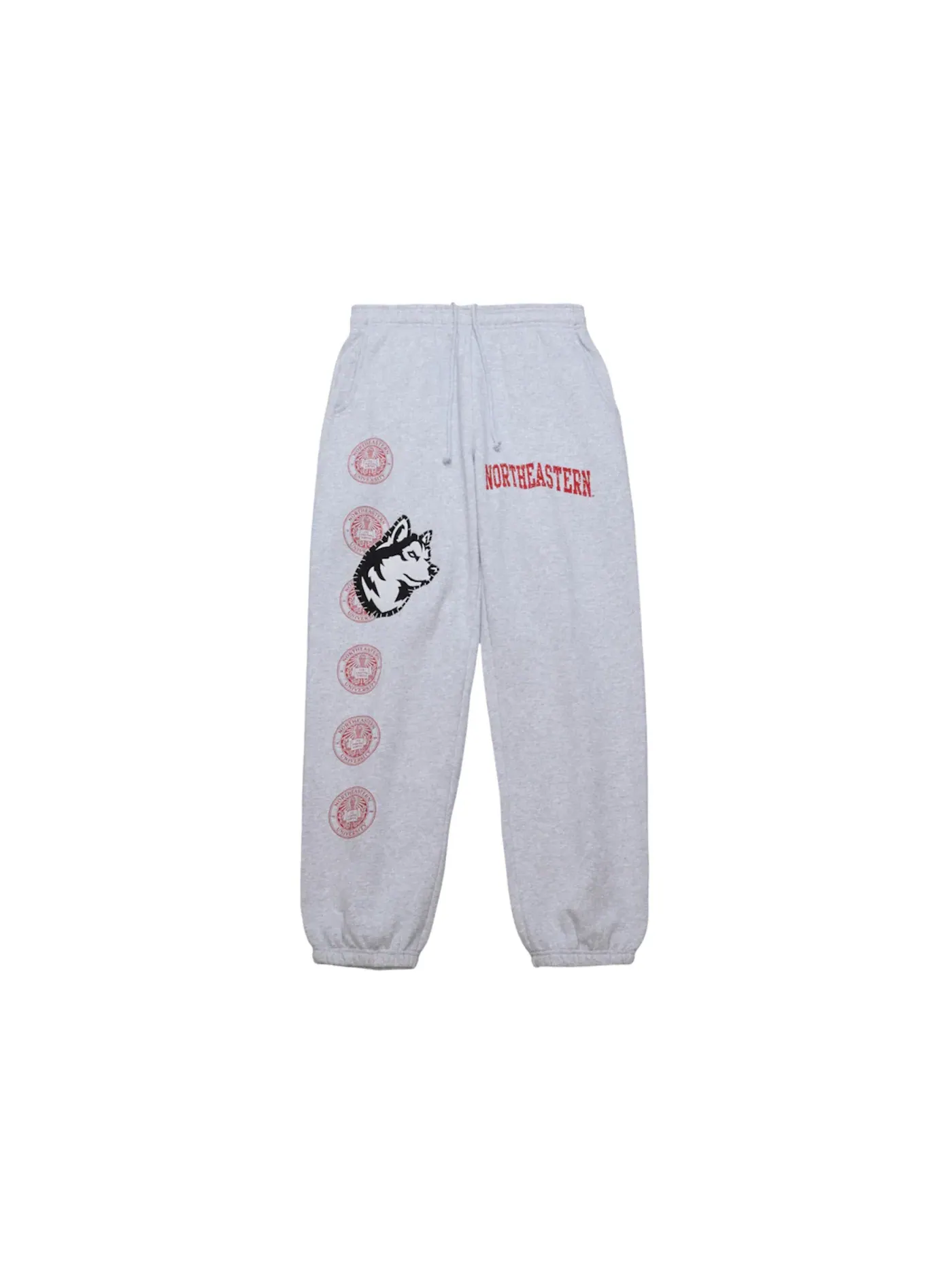 Детские спортивные штаны Travis Scott Northeastern Huskies Classic Sweatpants — изображение 1 из 2, серый