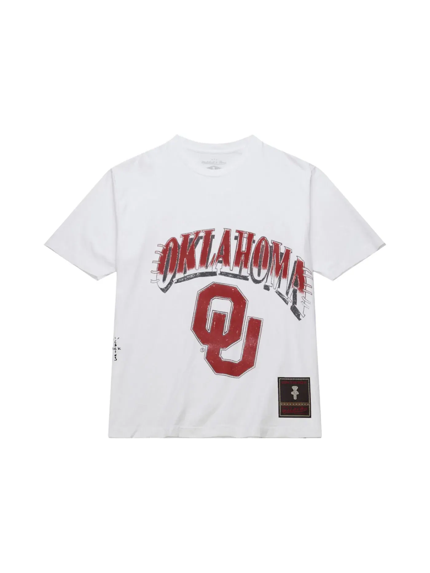 Футболка с принтом Oklahoma Sooners Travis Scott — изображение 1 из 2, белый