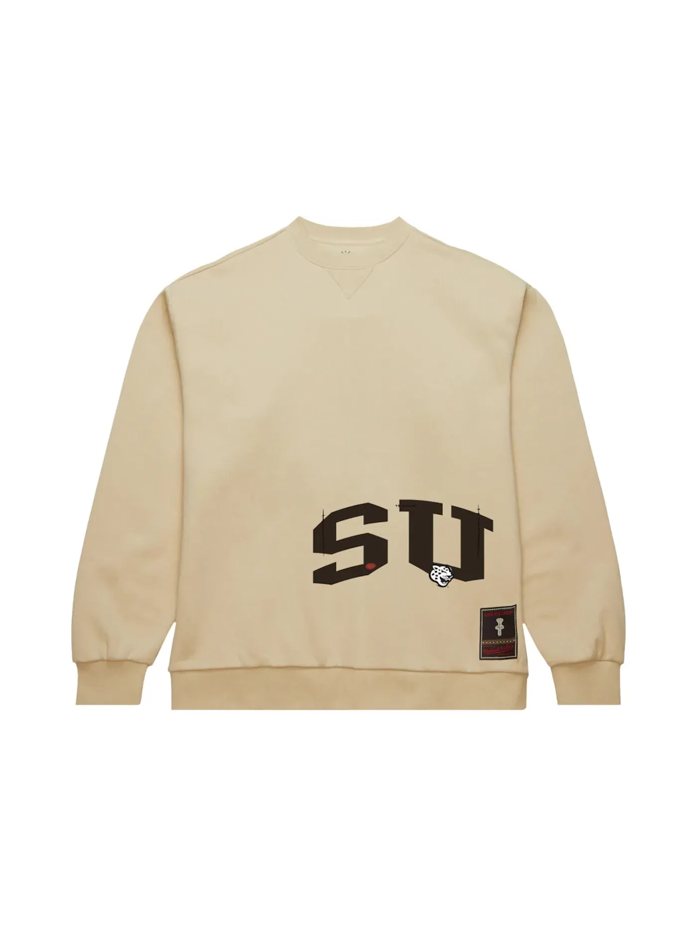 Детский пуловер с принтом Sweatshirt Travis Scott — изображение 1 из 2, бежевый