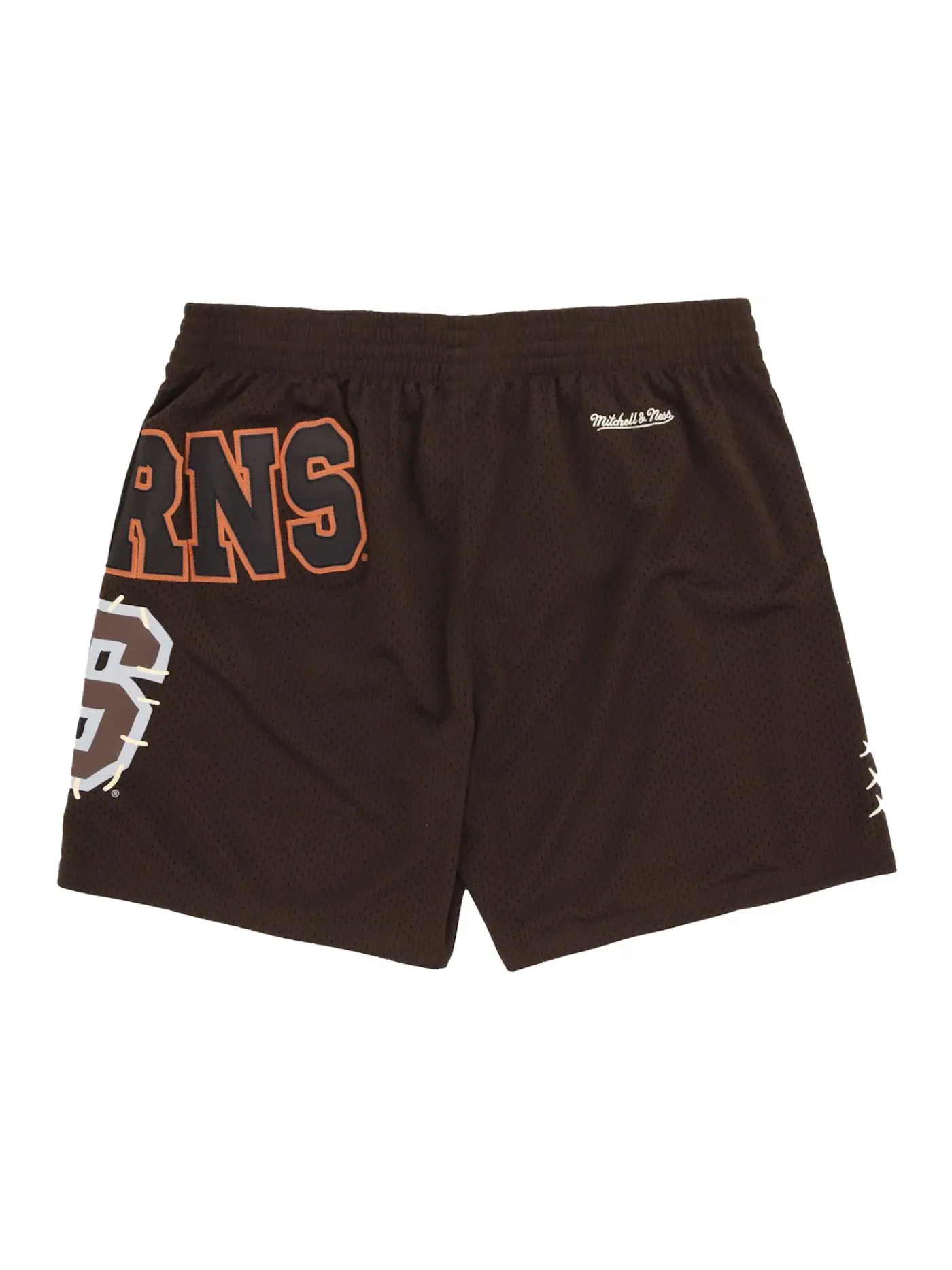 Унисекс шорты с принтом Travis Scott Mitchell & Ness Texas Longhorns Basketball Shorts — изображение 2 из 2, коричневый