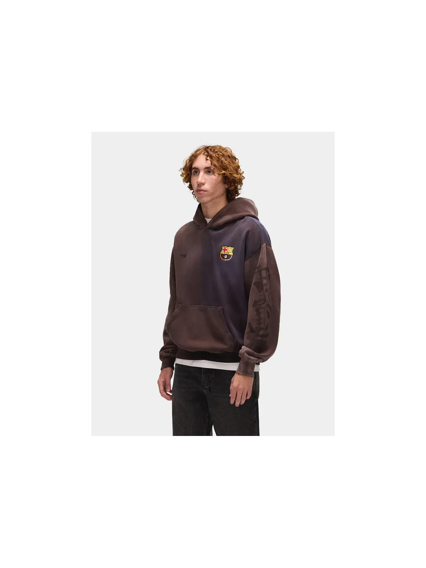 Мужская худи с принтом Split Dye Crest Travis Scott x Nike x FC Barcelona — изображение 4 из 6, мульти