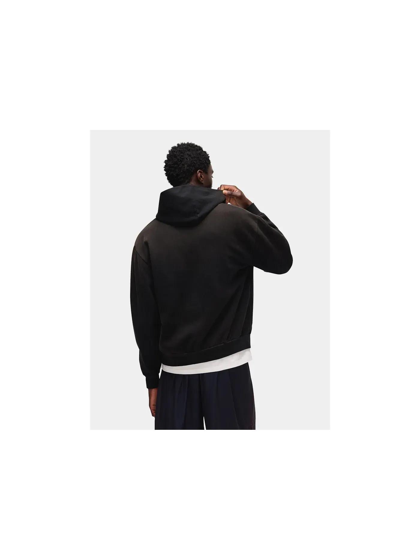 Мужская худи с принтом Travis Scott x Nike x FC Barcelona Spray Logo Hoodie Travis Scott — изображение 4 из 5, черный