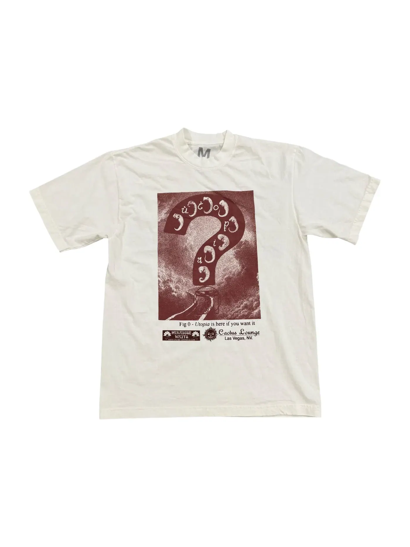 Мужская футболка с принтом Utopia Tee Travis Scott — изображение 1 из 2, белый
