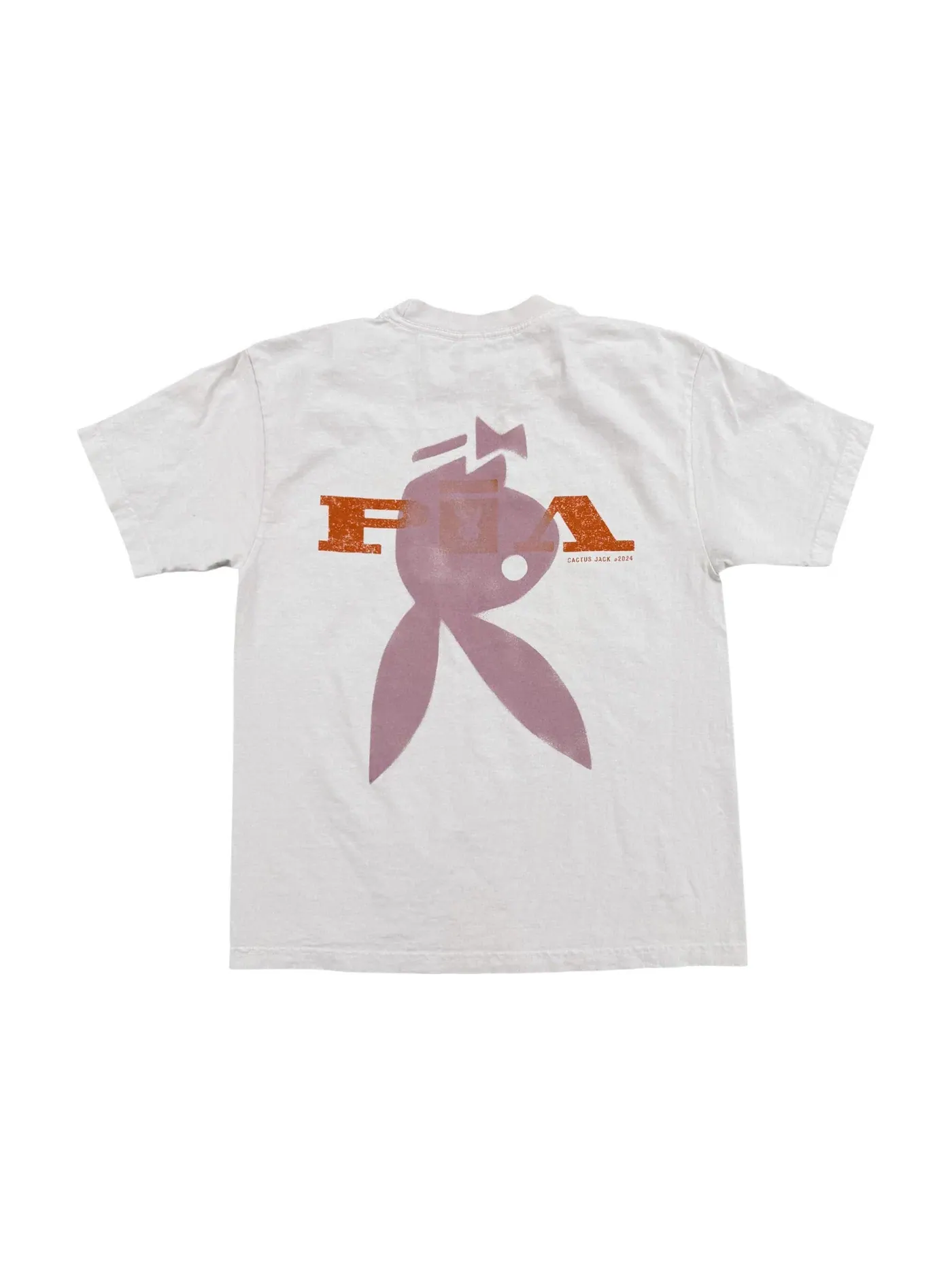 Мужская футболка с принтом Travis Scott Tee Travis Scott — изображение 1 из 2, белый