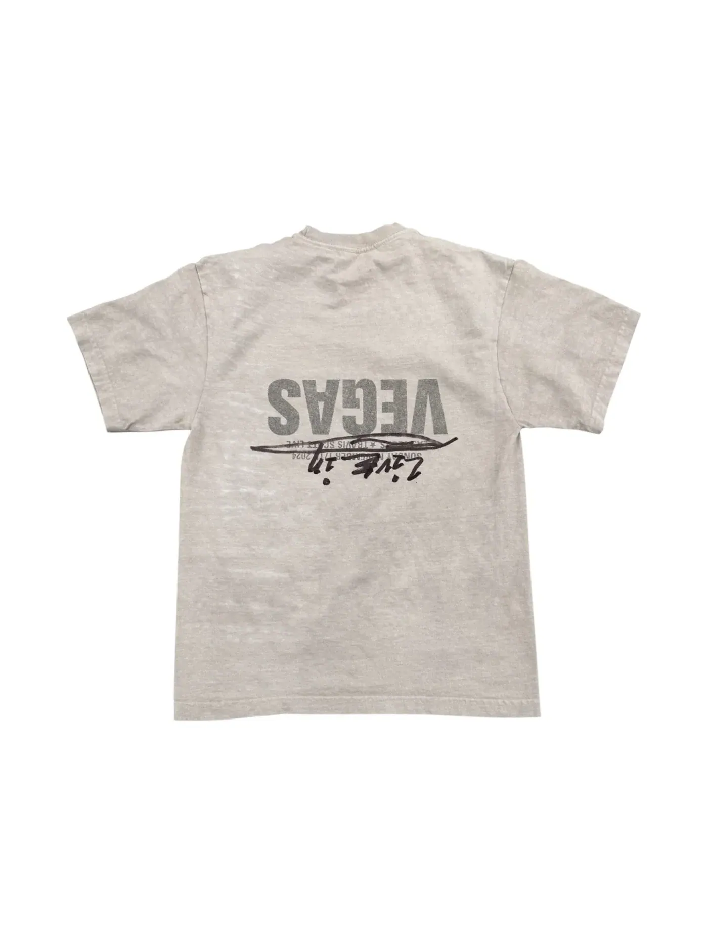 Мужская футболка с принтом Sketch Tee Travis Scott — изображение 2 из 2, серый