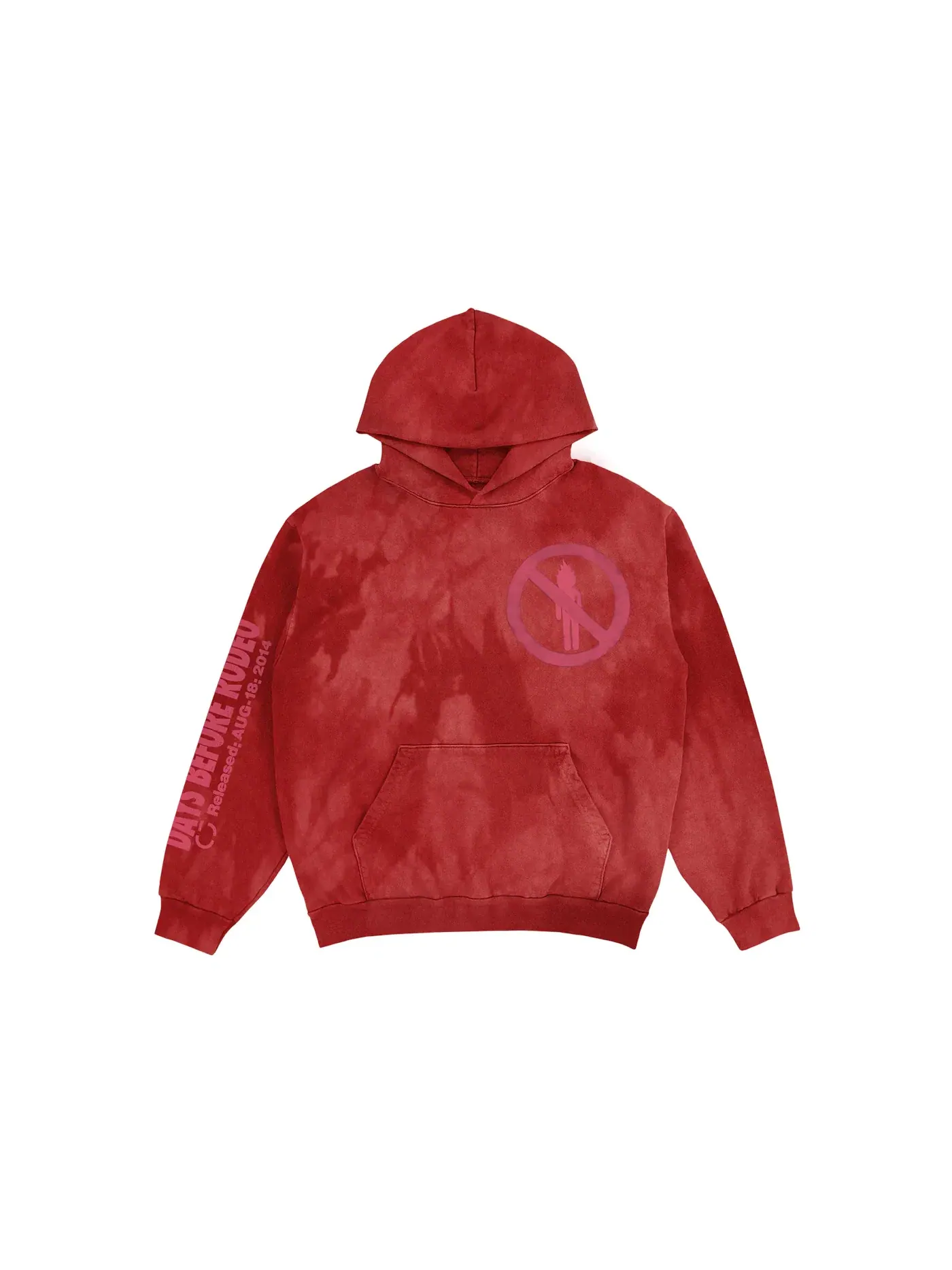 Мужской худи с принтом Spider Hoodie Travis Scott — изображение 1 из 1, красный