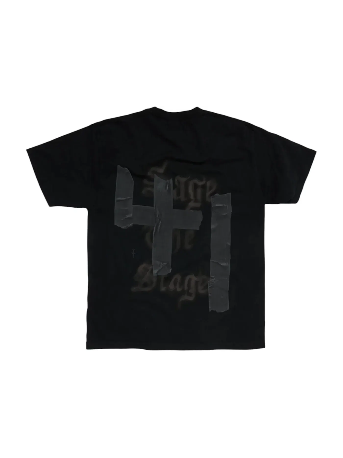 Мужская футболка с принтом Travis Scott Tee — изображение 1 из 2, черный