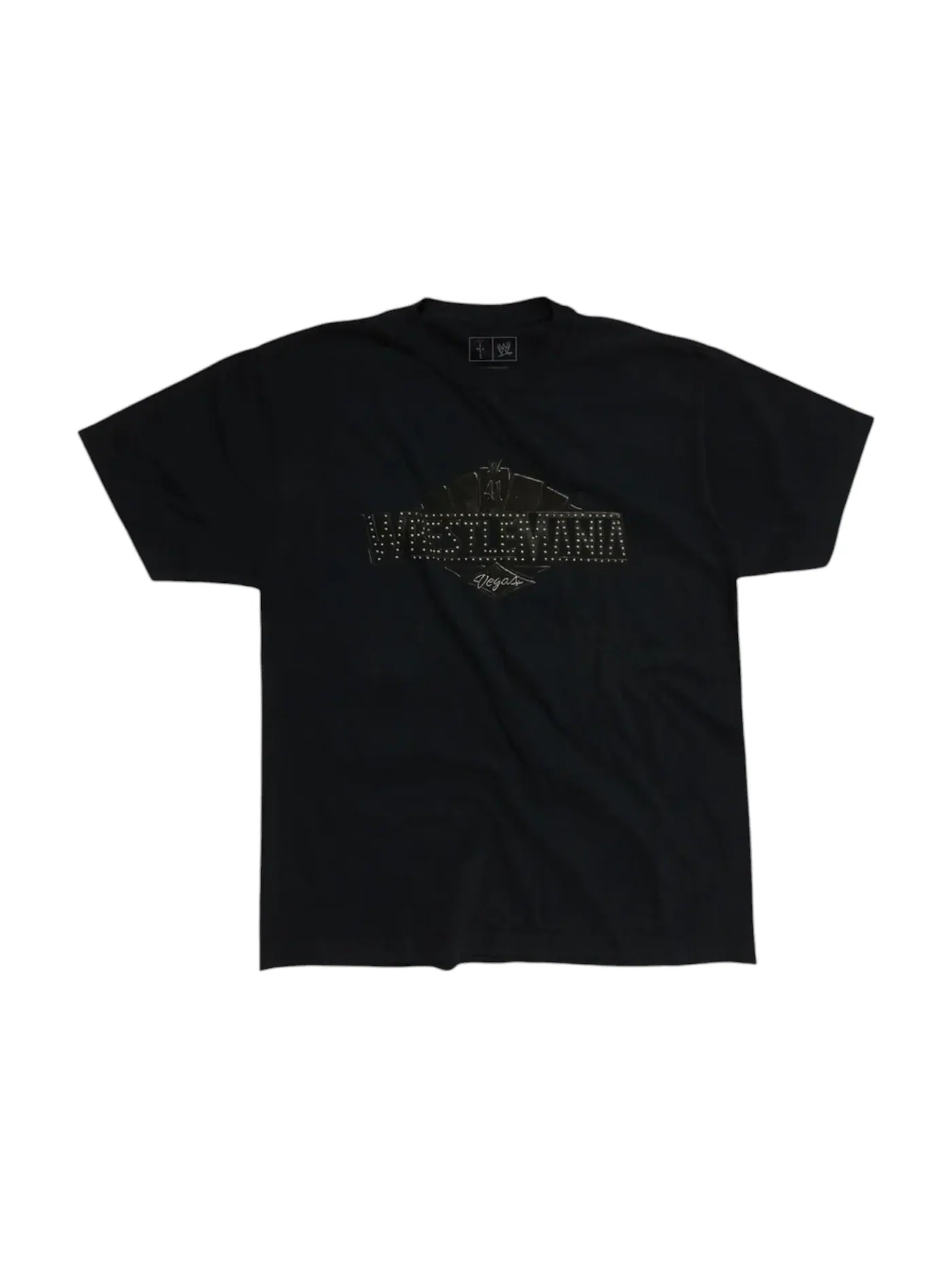 Мужская футболка с принтом Travis Scott Tee — изображение 2 из 2, черный