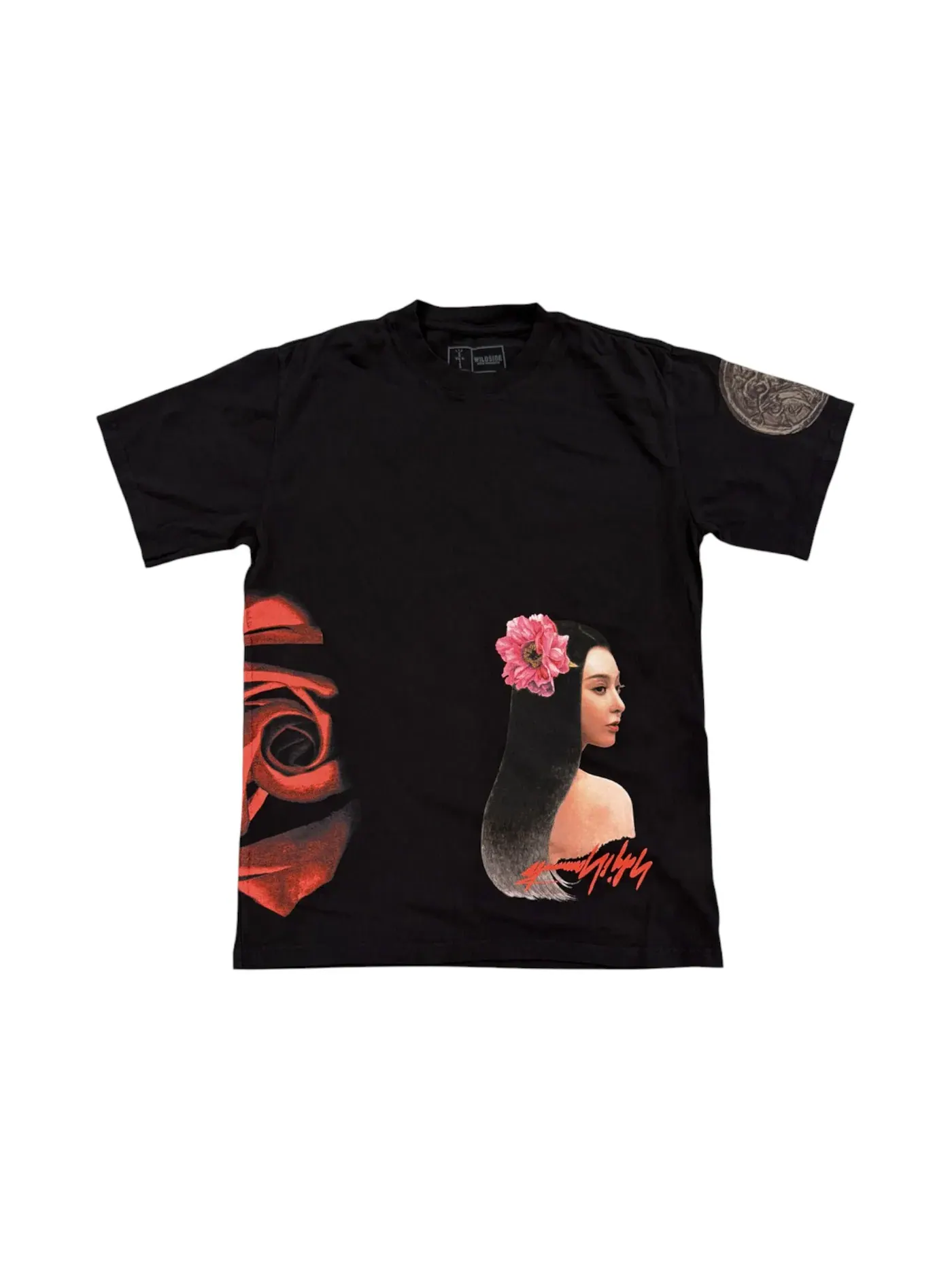 Мужская футболка с принтом Wildside Tee Travis Scott — изображение 2 из 2, черный