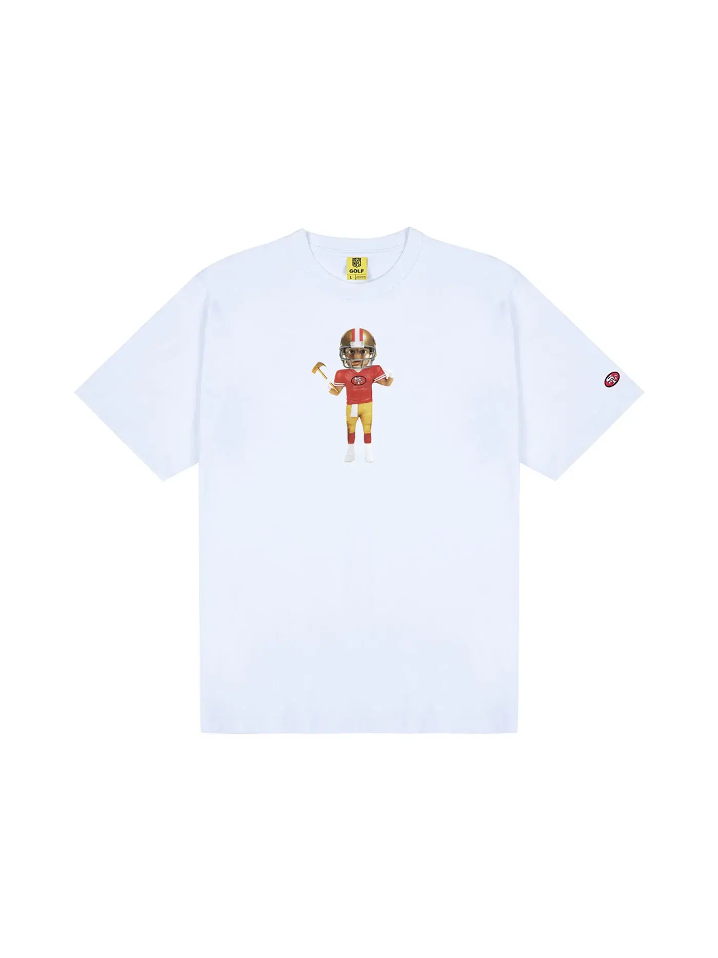 Мужская футболка с принтом Golf Le Fleur — изображение 1 из 2, белый