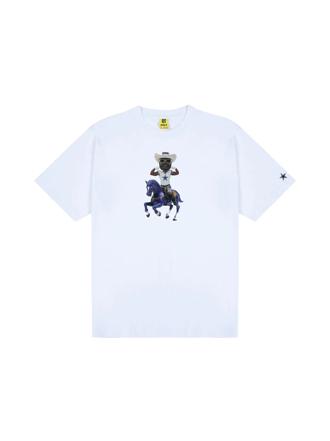 Мужская футболка с принтом Golf Wang x NFL Cowboys Bobblehead Tee Golf Le Fleur
