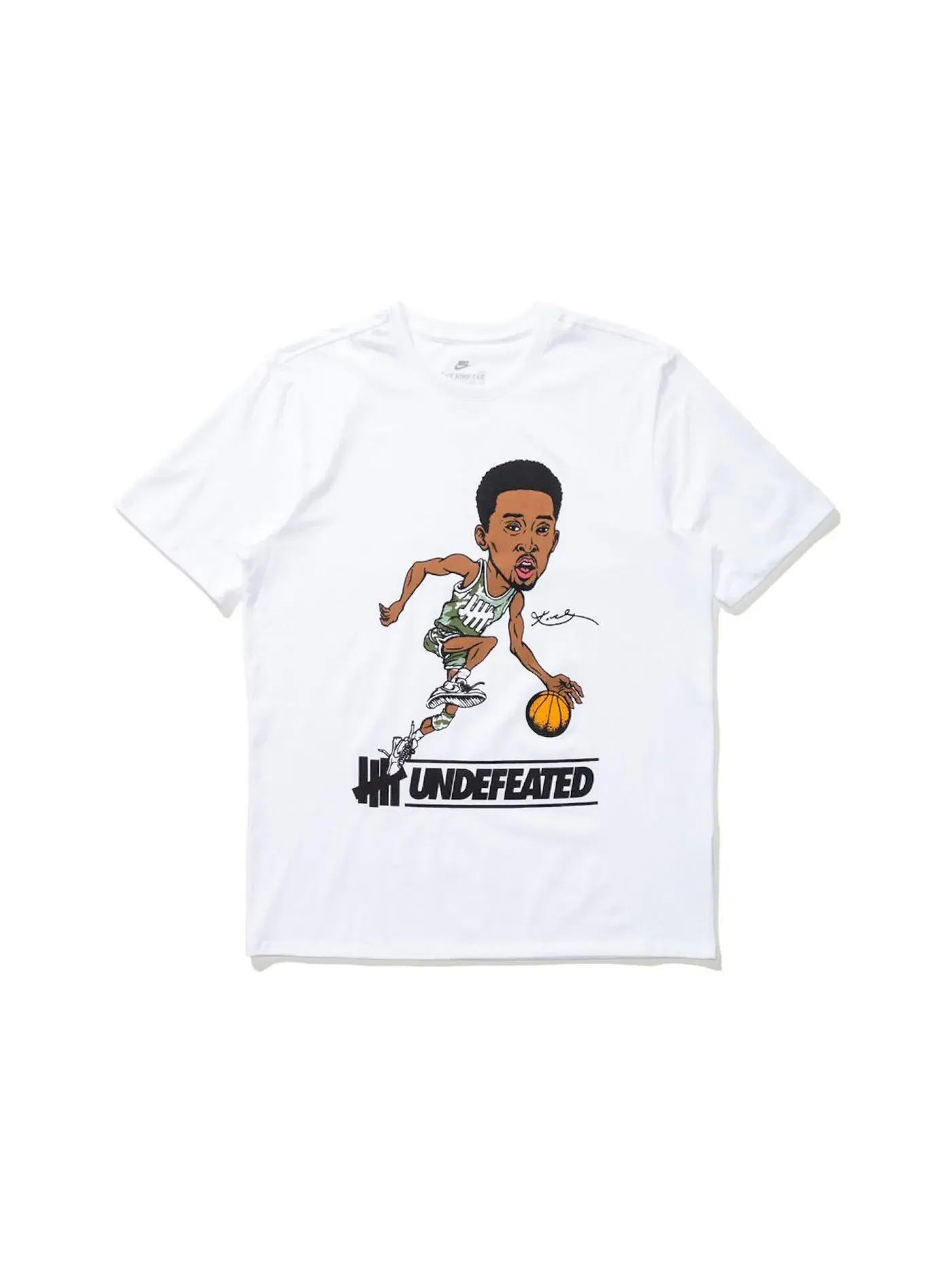 Мужская футболка с принтом Caricature Undefeated x Nike x Kobe