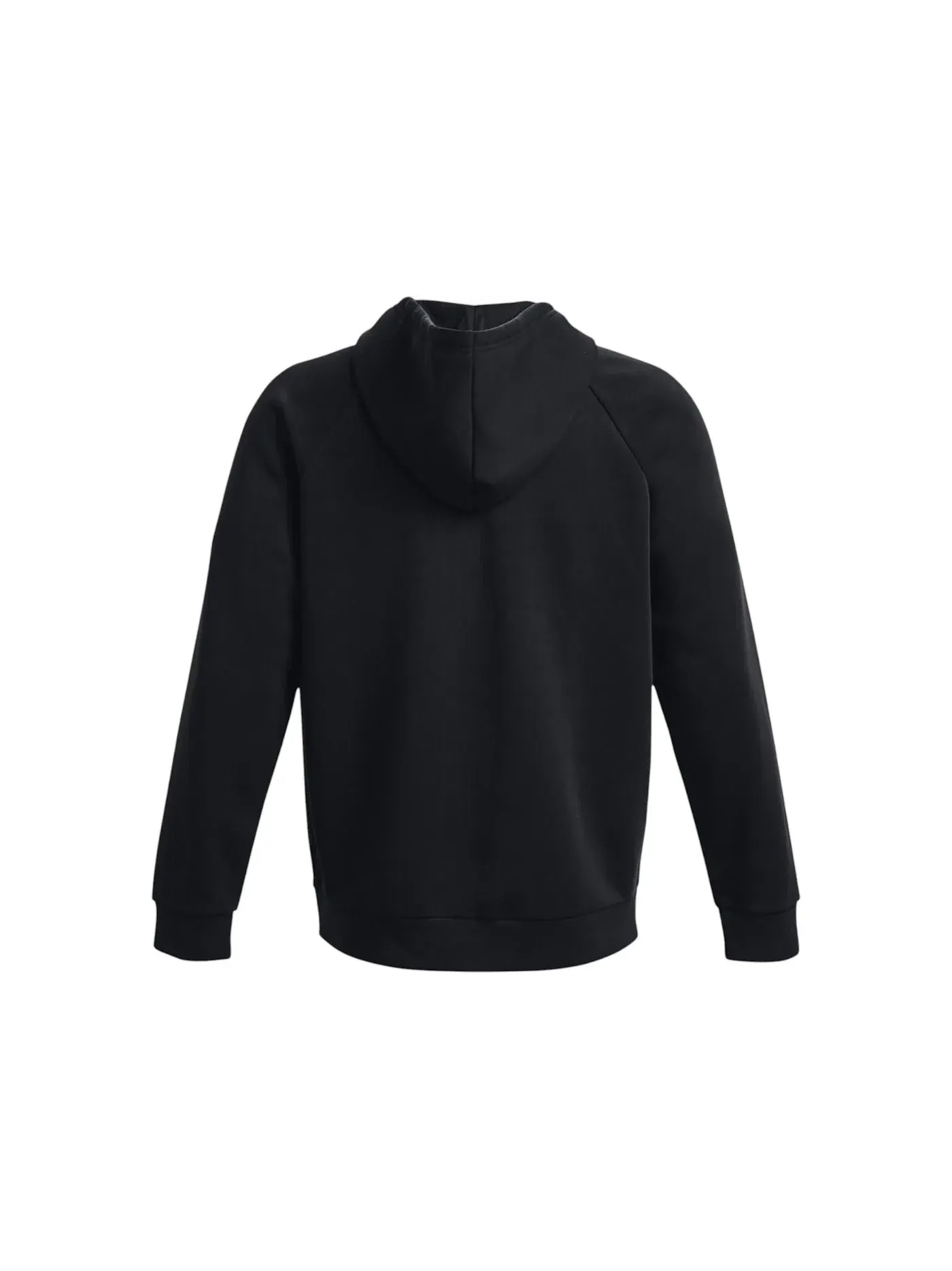 Мужская худи на молнии Under Armour UA Rival Fleece Full-Zip — изображение 2 из 2, черный/белый