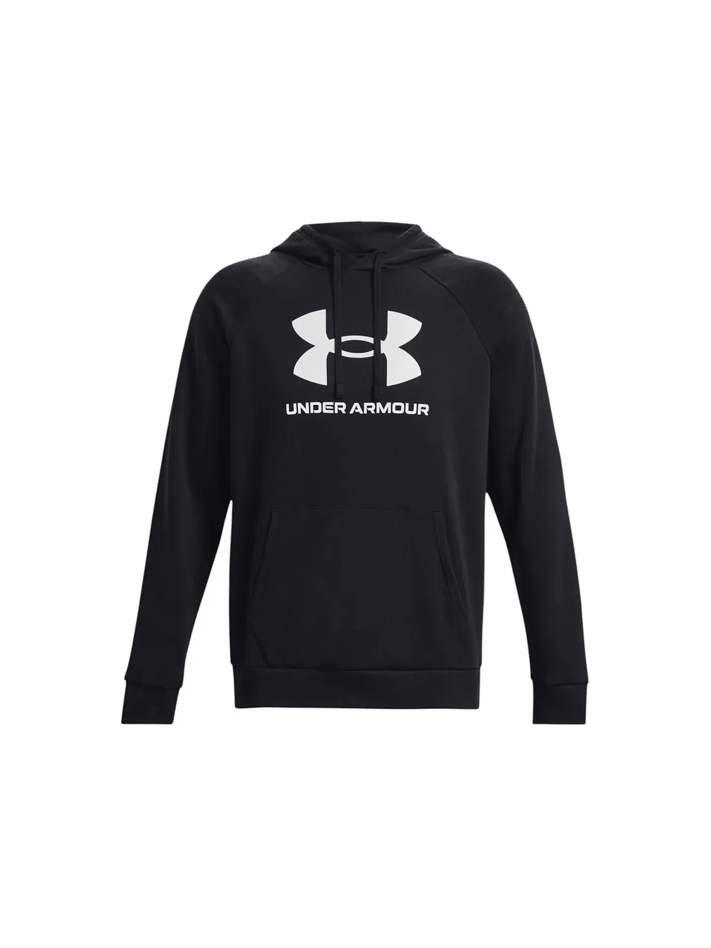 Мужская худи с флисом Rival Fleece Logo Under Armour — изображение 1 из 2, черный/белый