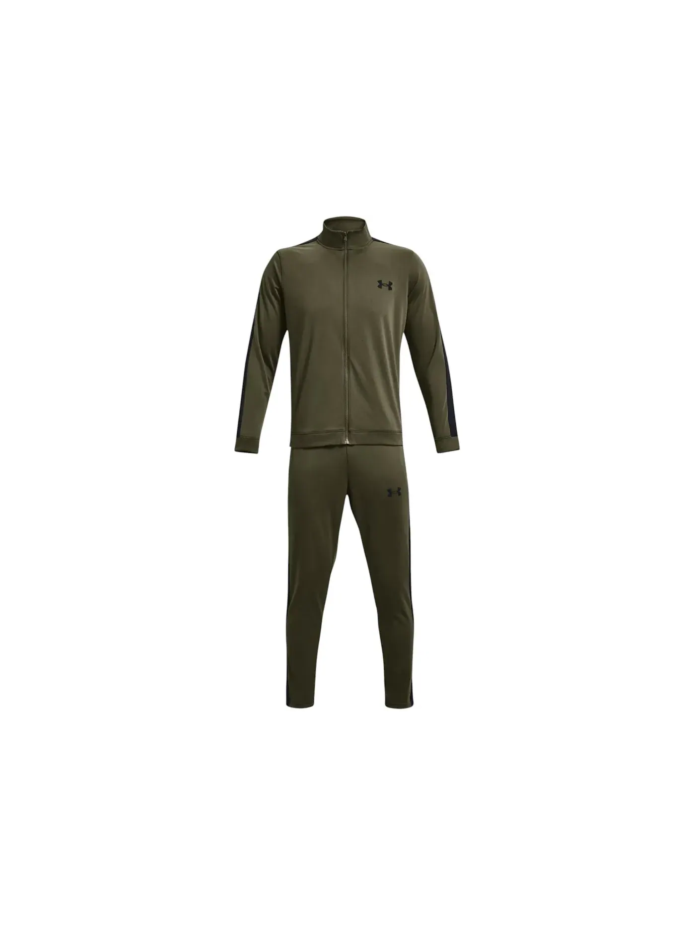 Мужской спортивный костюм с длинным рукавом Tracksuit Set Under Armour — изображение 1 из 2, зеленый/черный