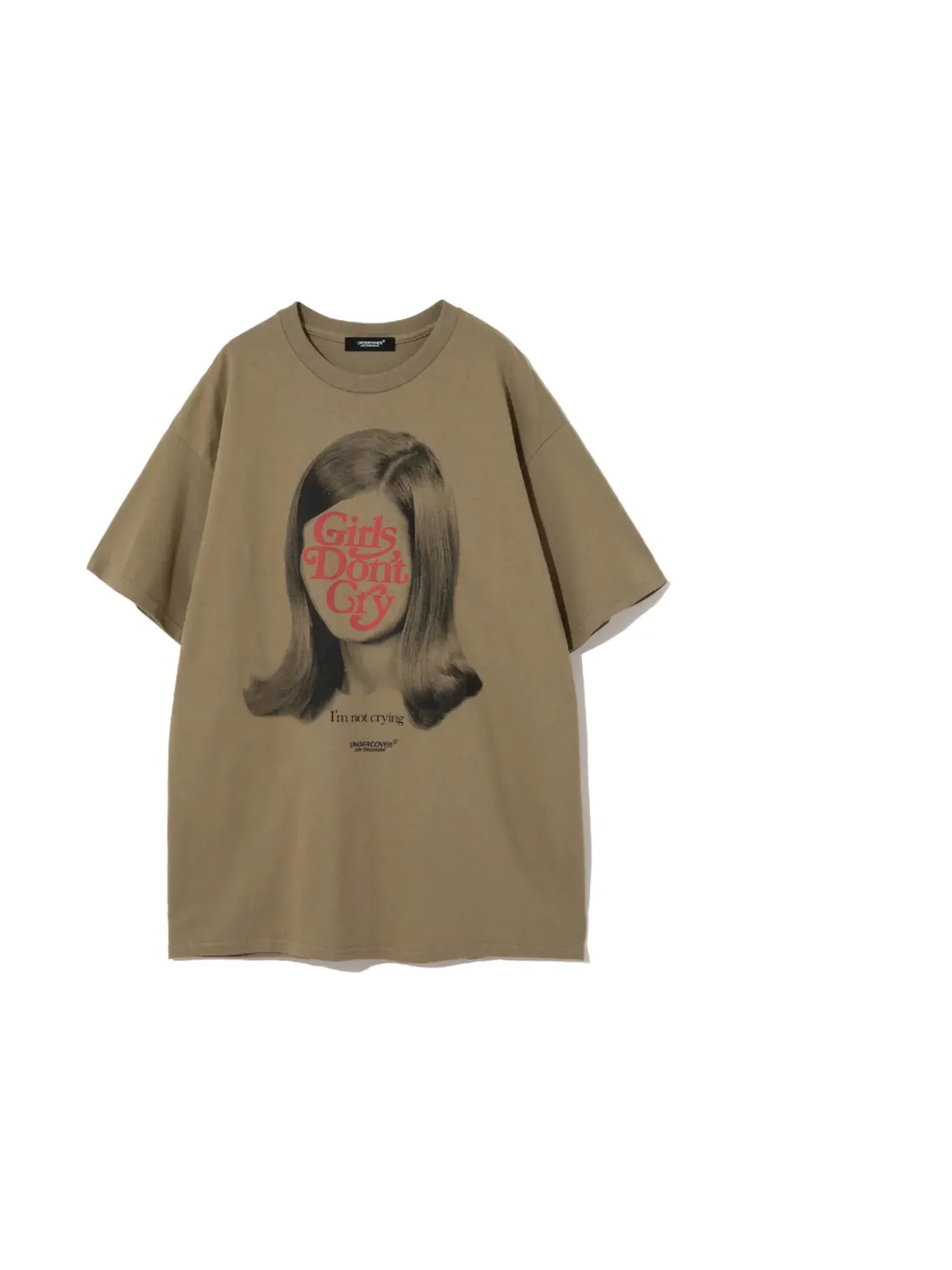 Мужская футболка с принтом Undercover x Verdy Girls Don't Cry T-Shirt Undercover — изображение 1 из 2, бежевый