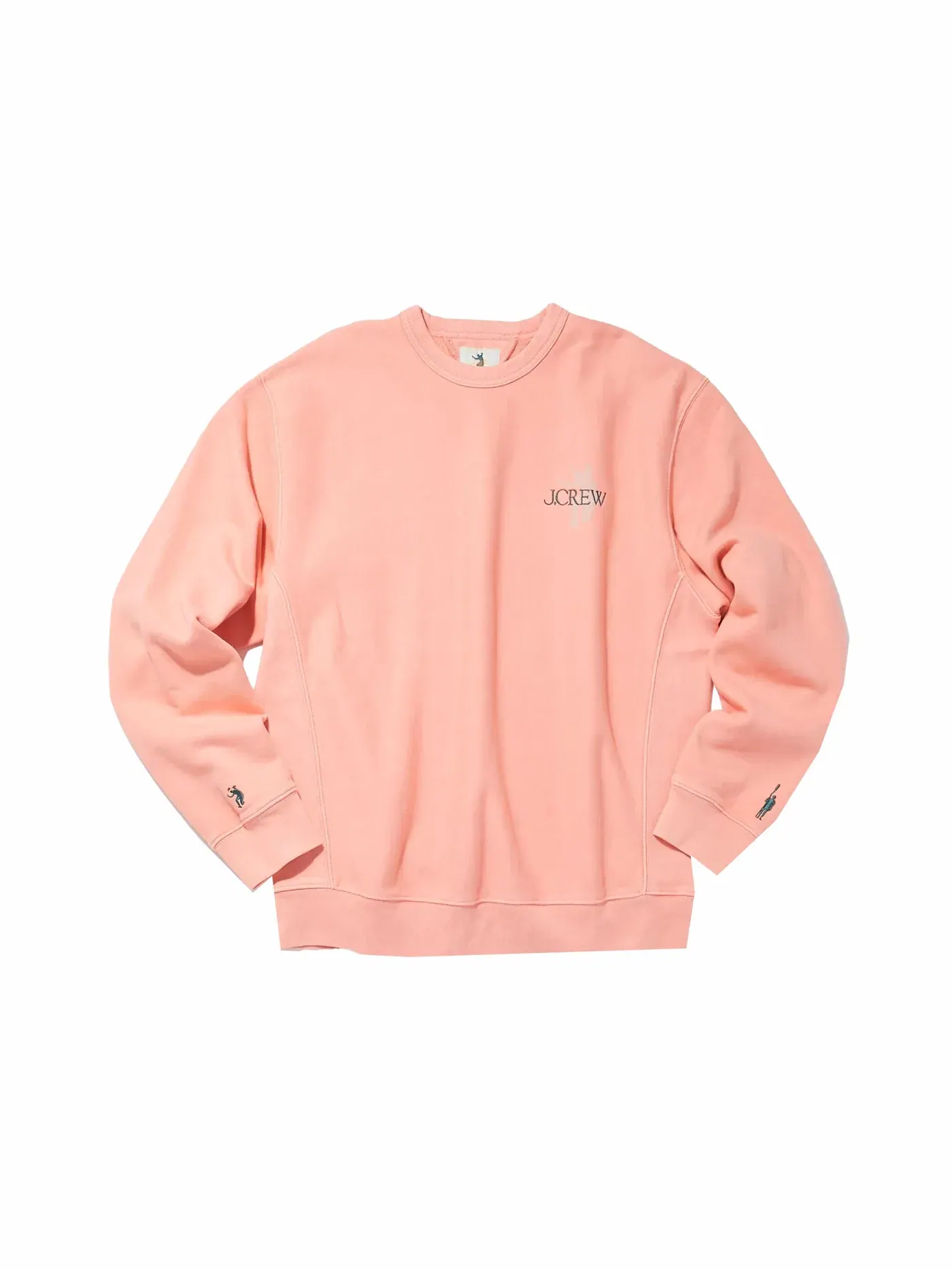 Мужской свитшот с круглым вырезом Crewneck Union — изображение 2 из 2, яркий розовый