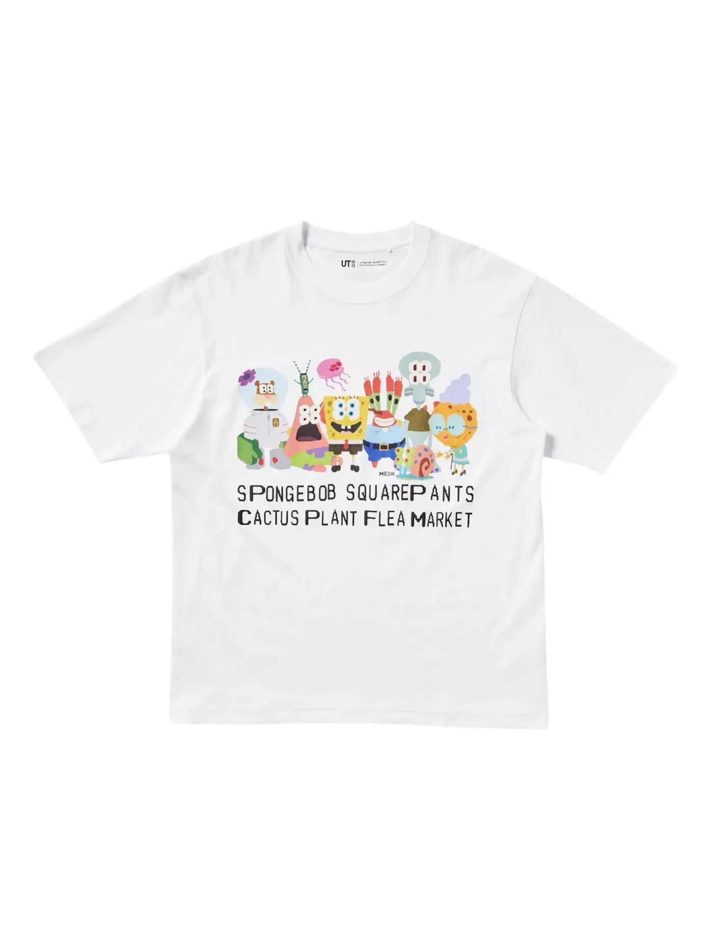 Мужская футболка с принтом Uniqlo x CPFM Spongebob Squarepants UT Graphic II T Shirt