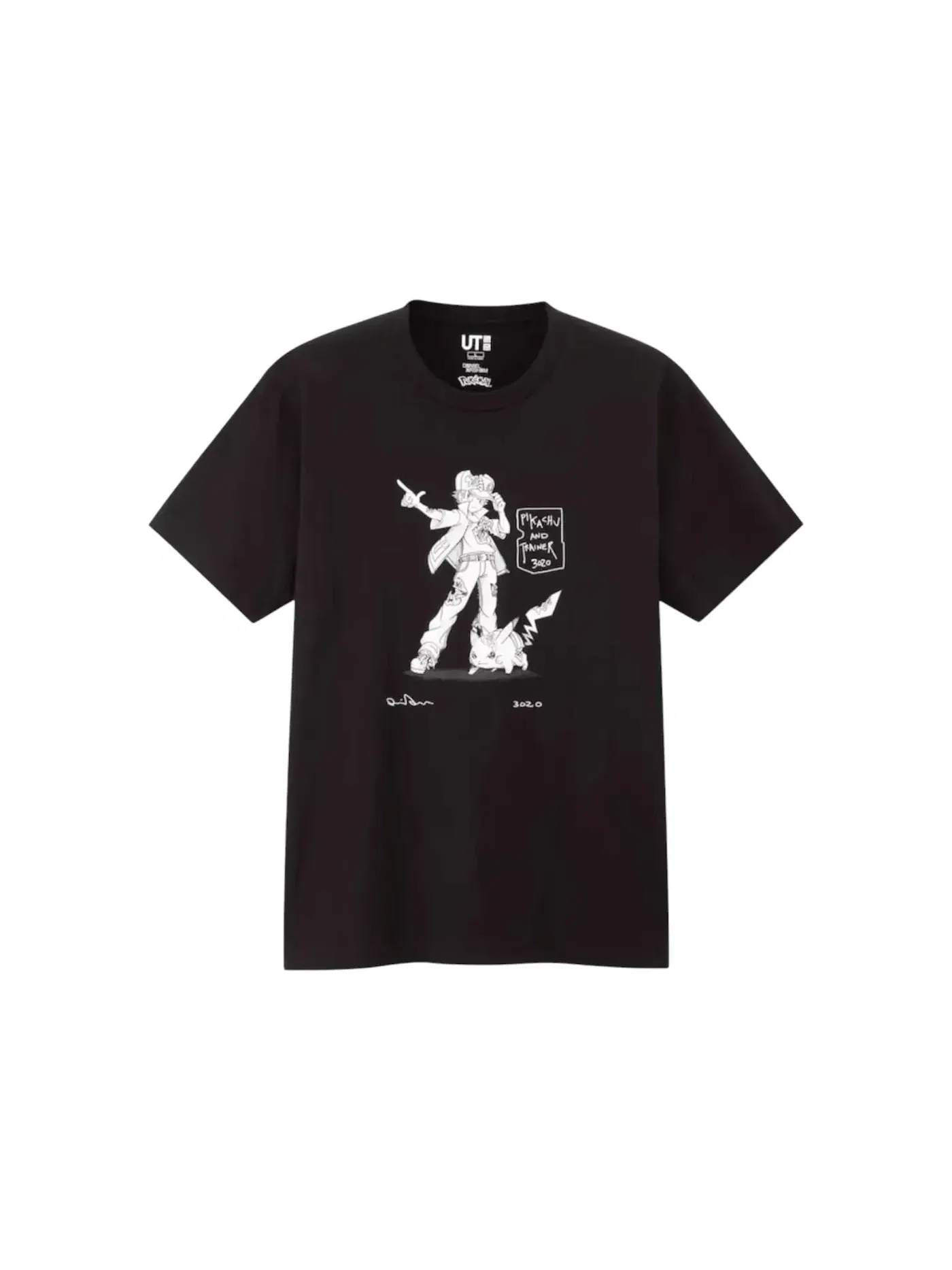 Мужская футболка с принтом Uniqlo x Daniel Arsham x Pokemon Trainer Tee